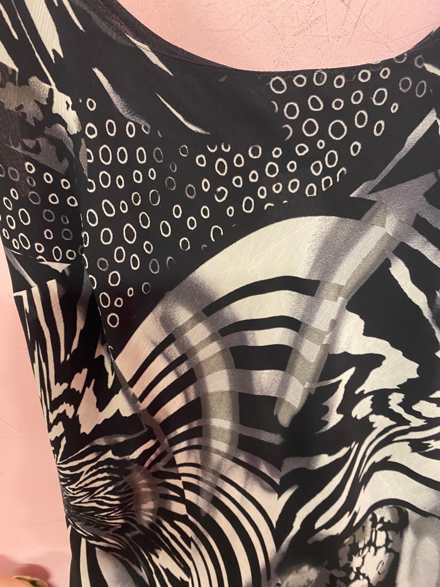 Per Una black/white dress