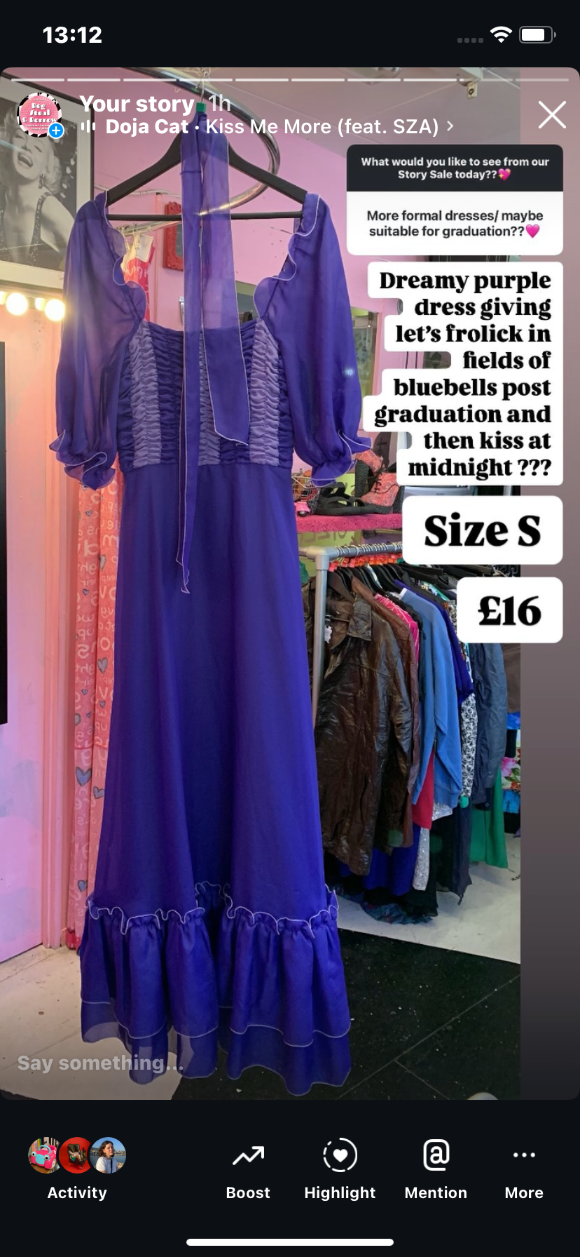 Dreamy Purple Dress