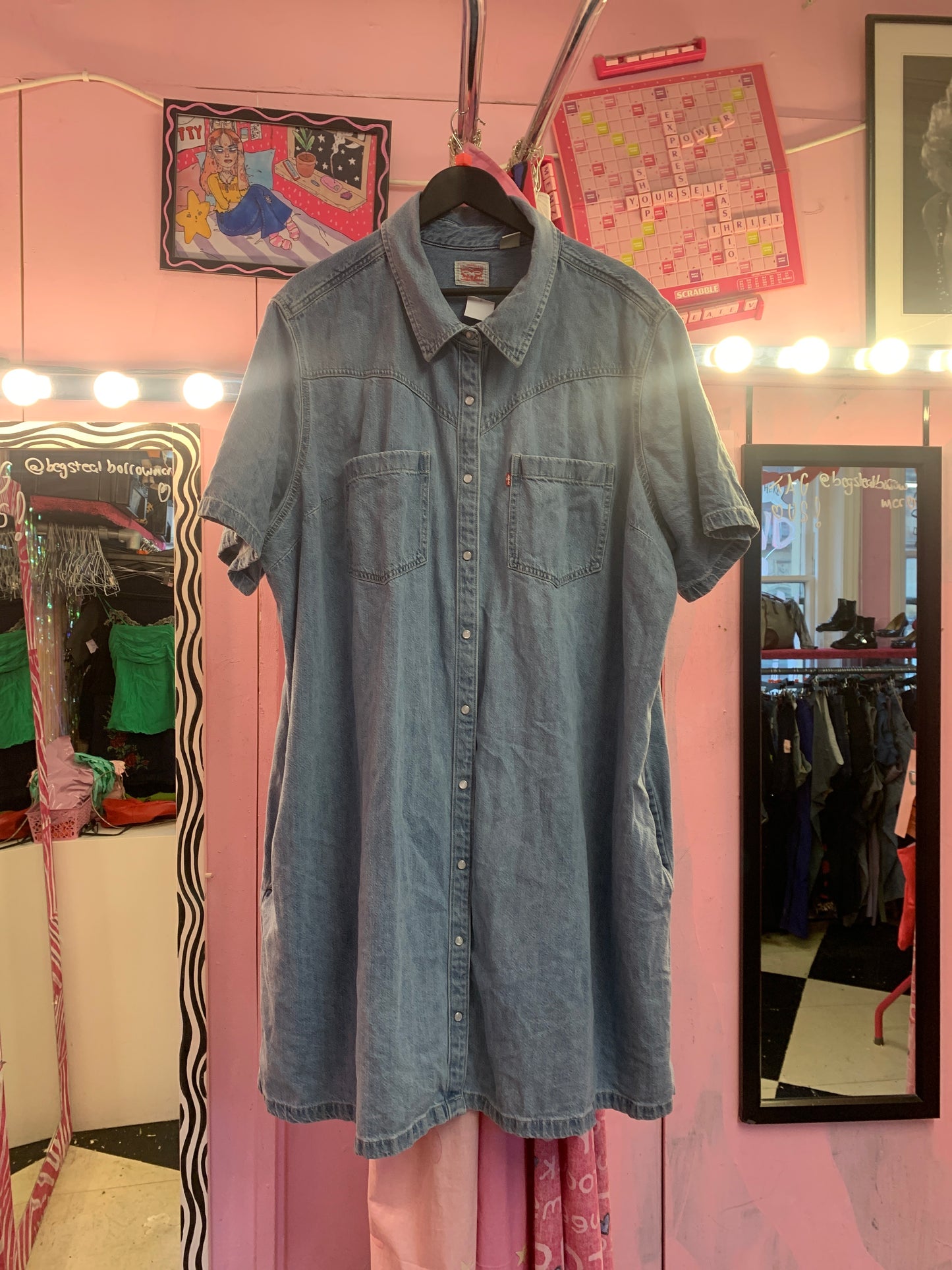 Levi’s Button-Up Shirt Dress