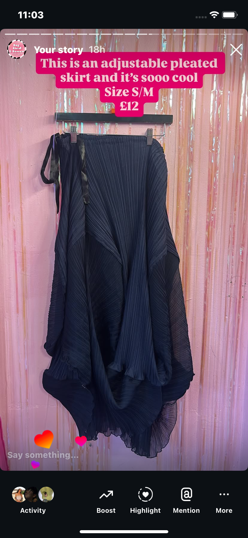 Pleated Skirt