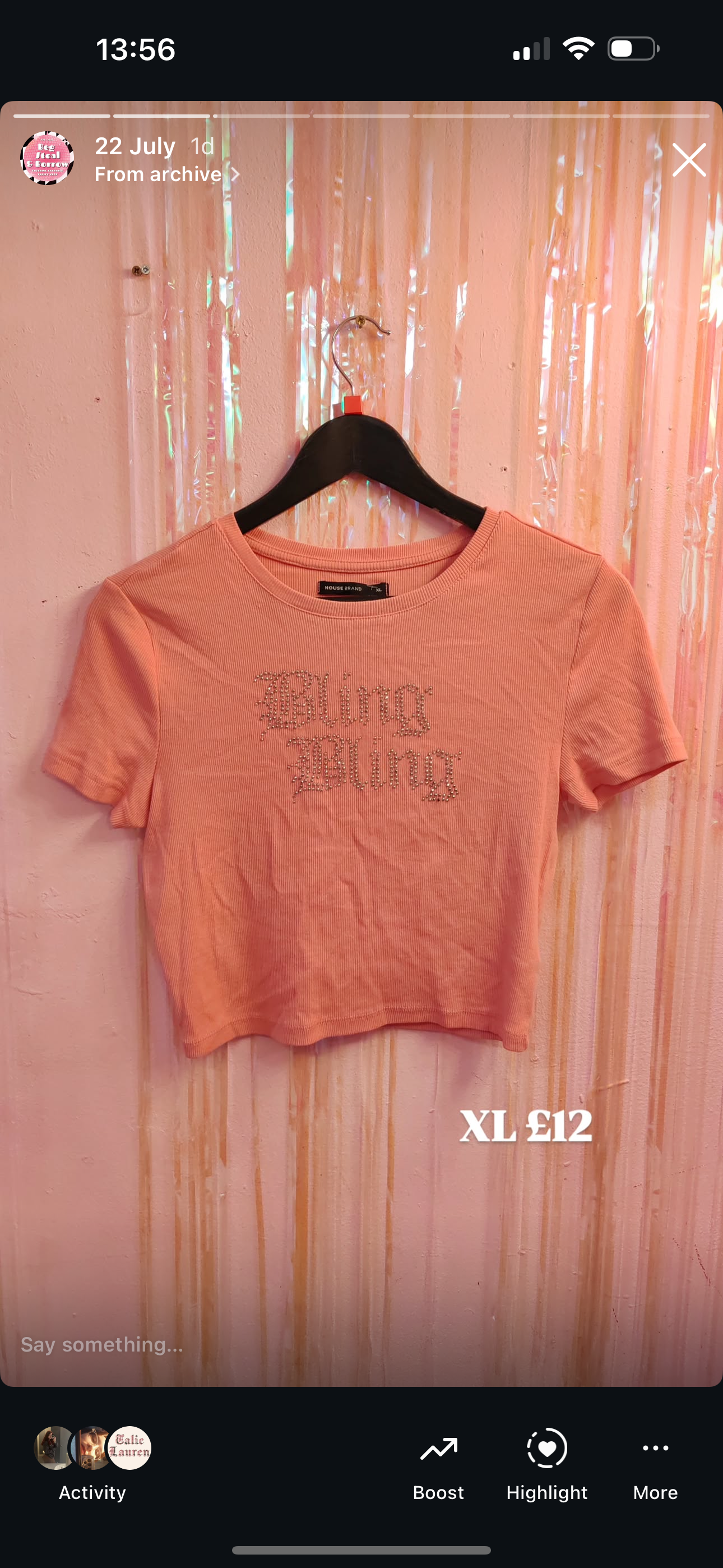 Bling bling top