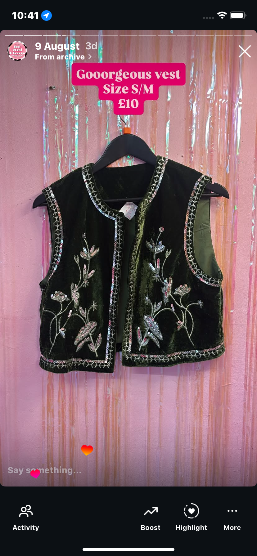 Green Waistcoat