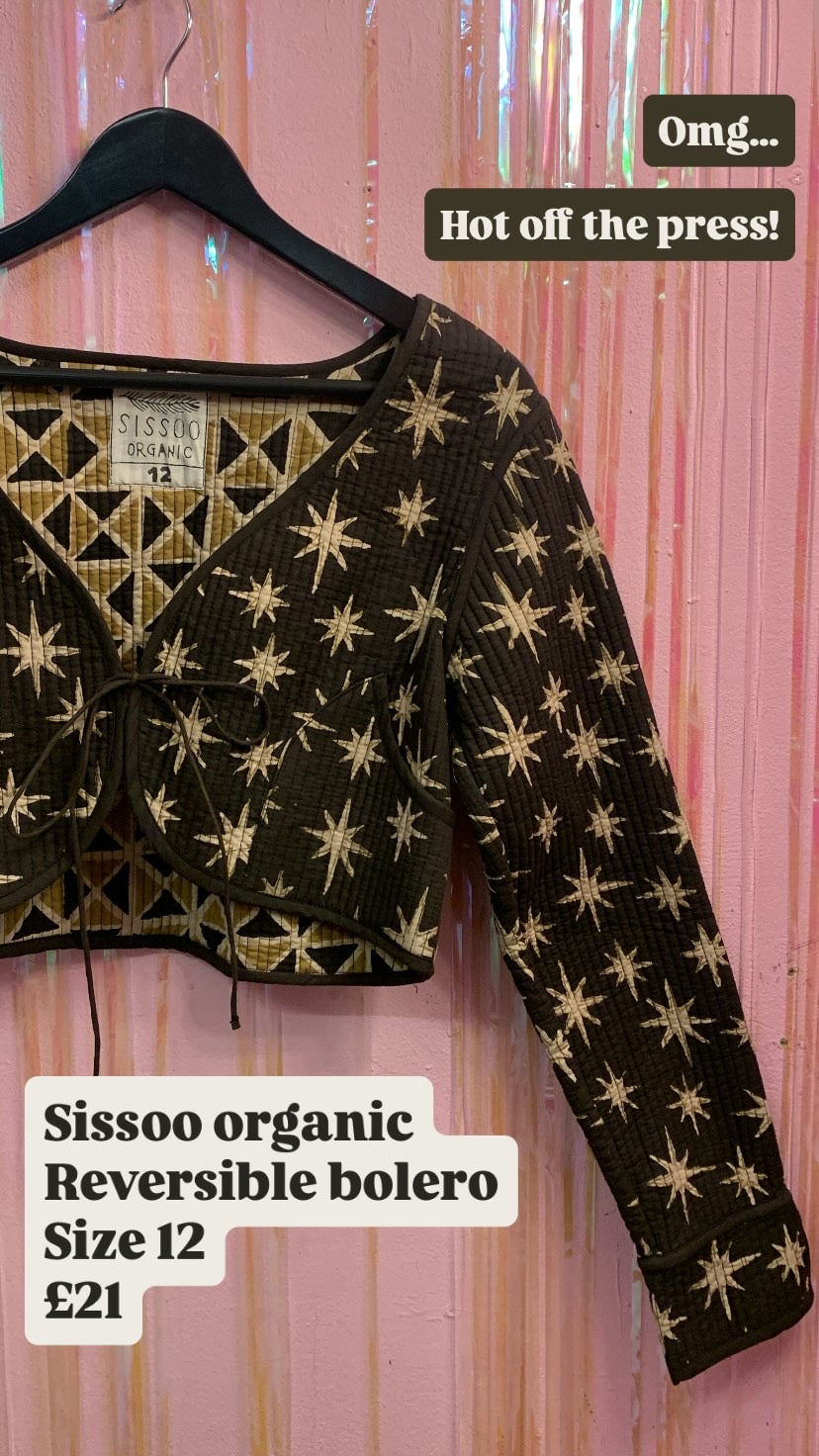 Sissoo organic bolero cardi