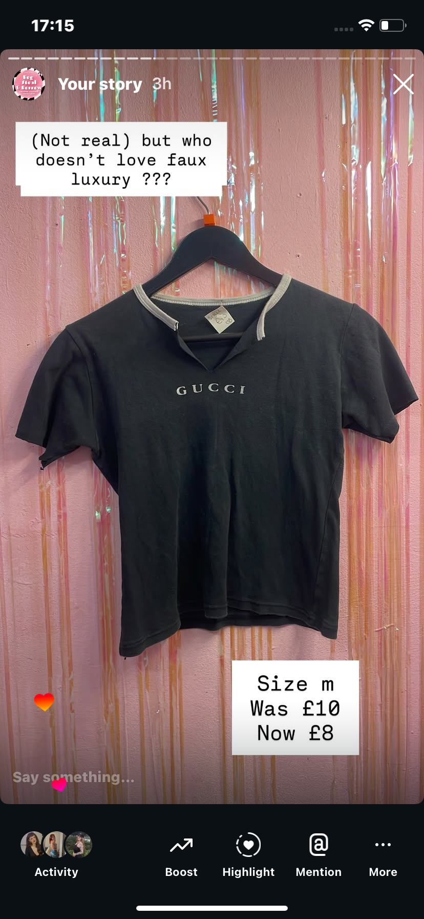‘Gucci’ top