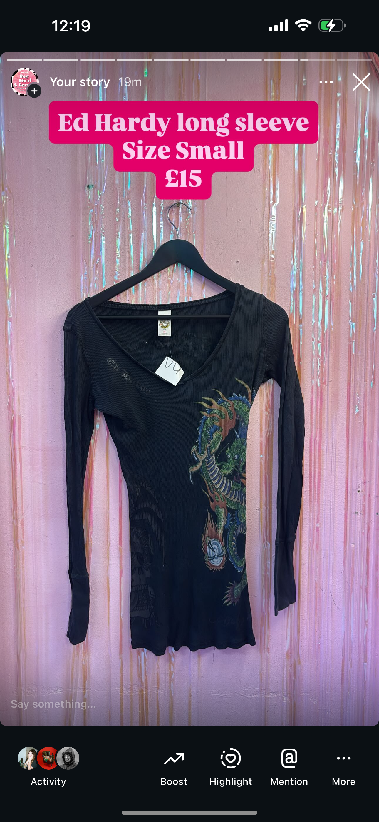 Ed hardy top