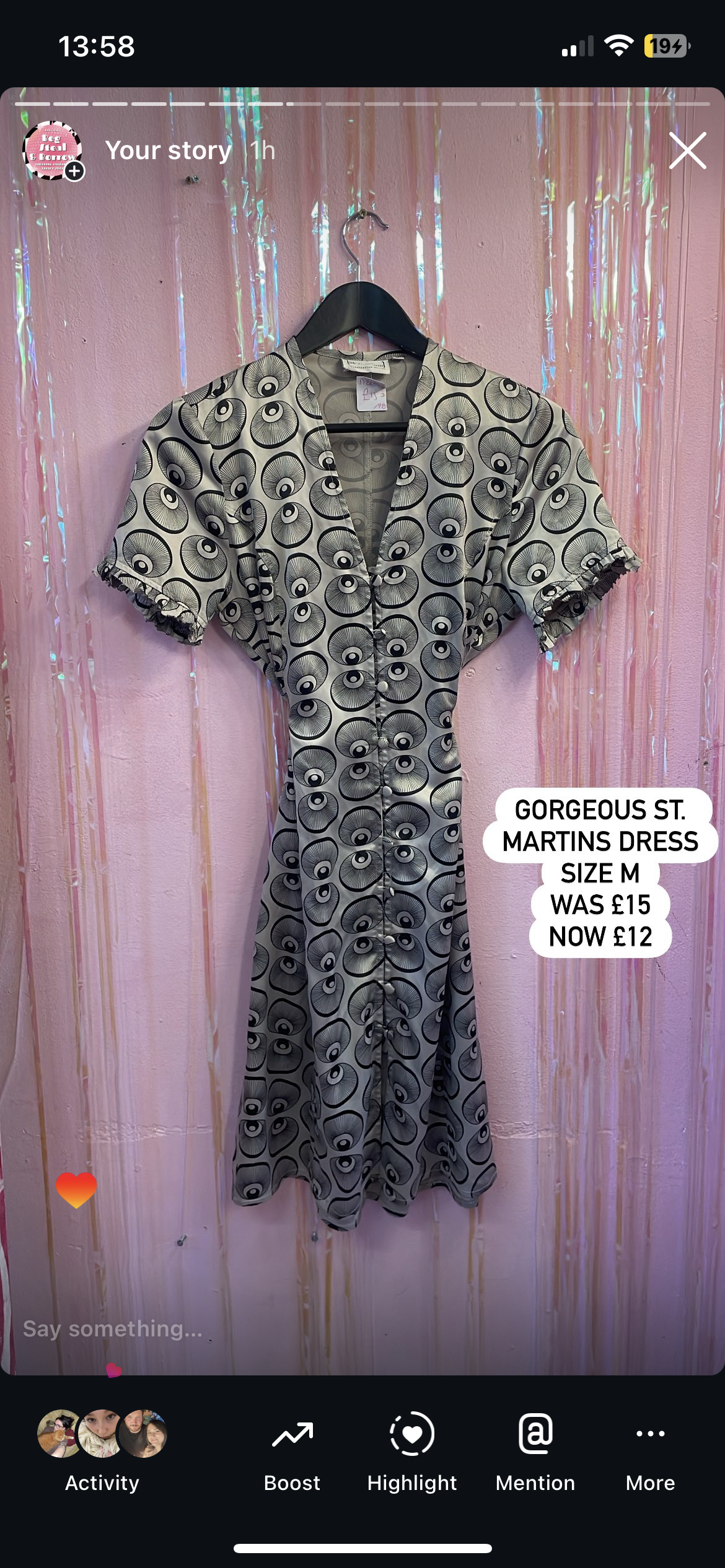 St. Martins dress