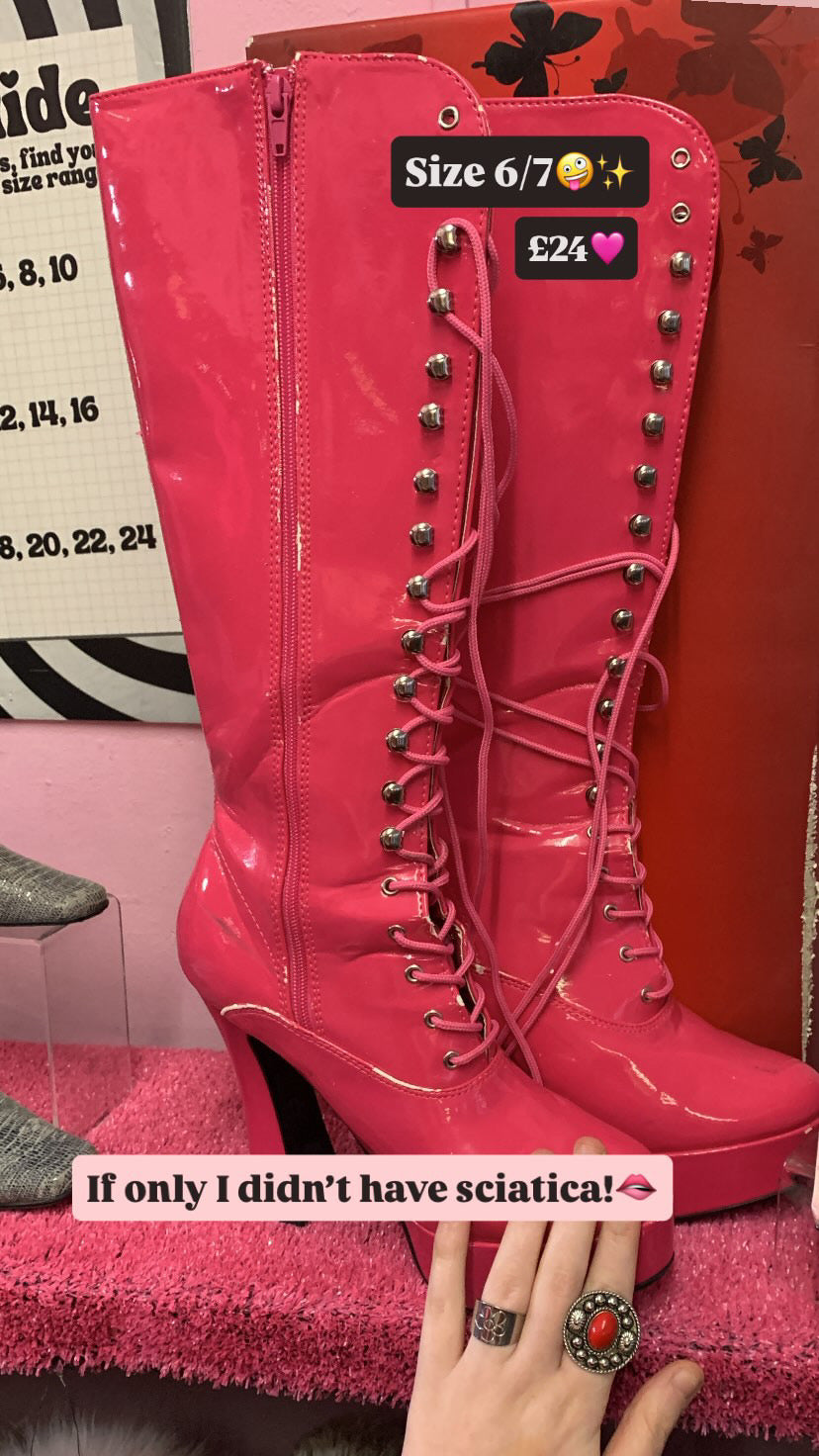 Hot pink pleasers MWAH!
