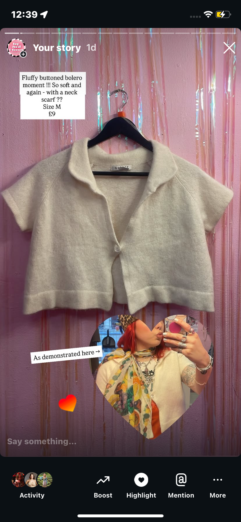 White bolero cutie pie
