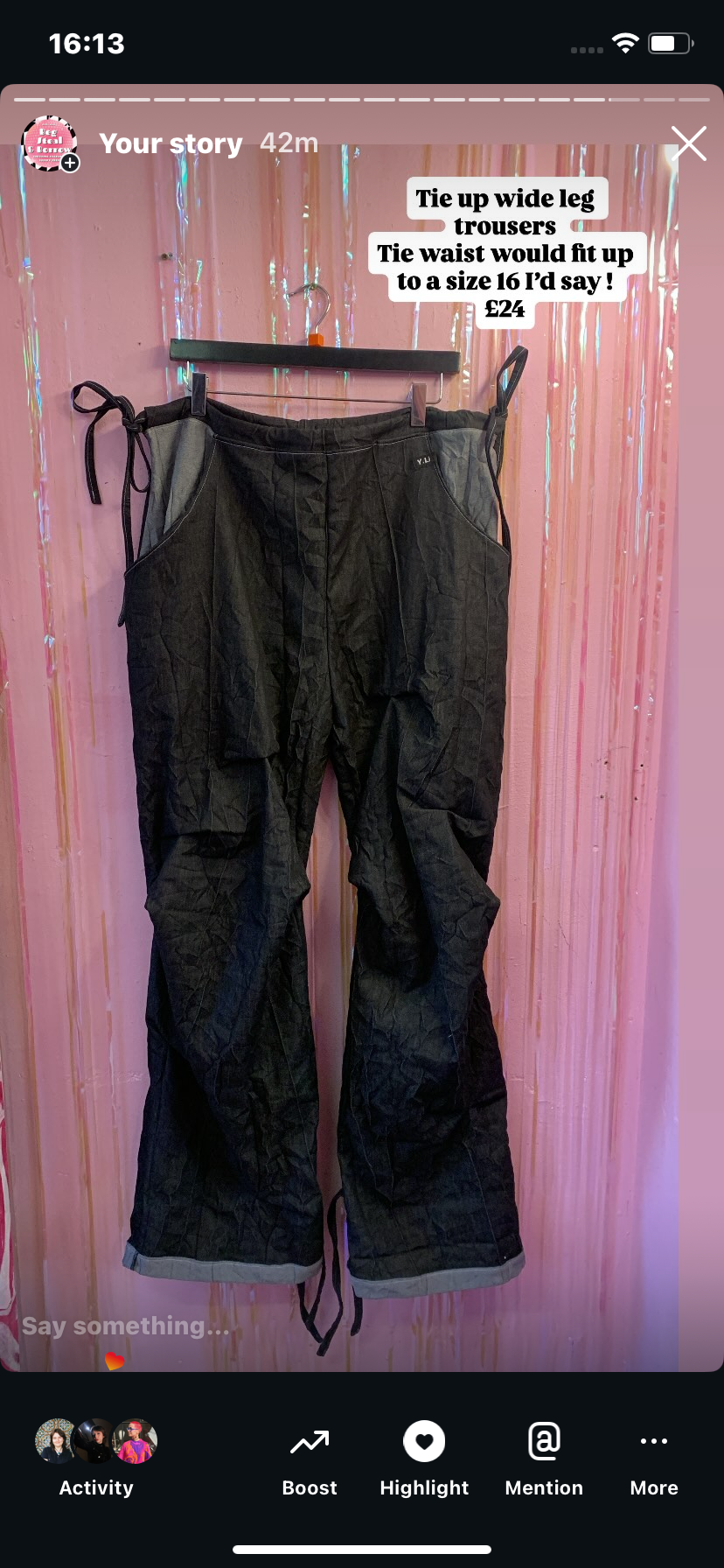 Slouchy trousers bb
