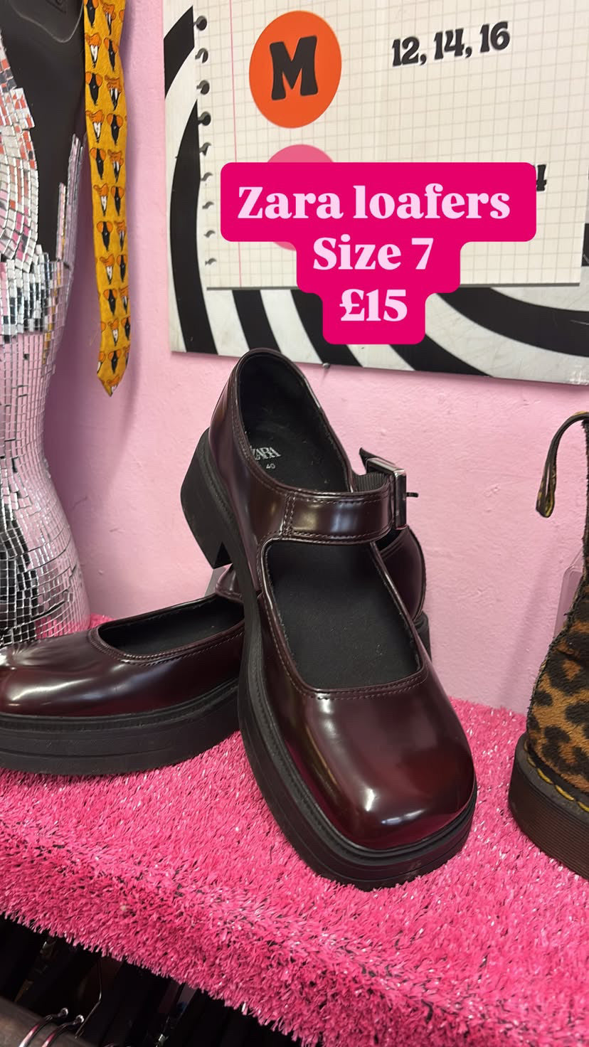 Square toe loafers!