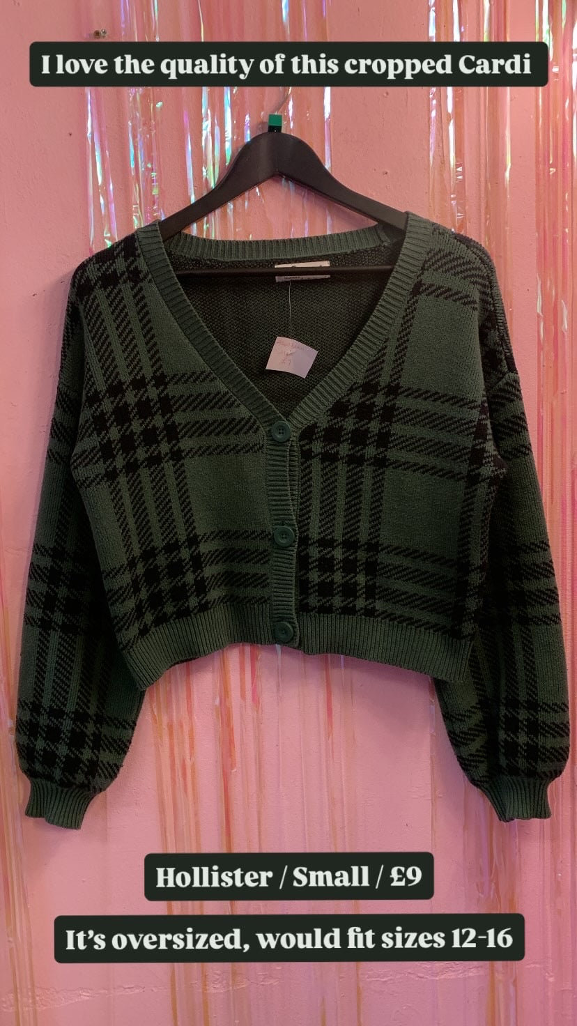 Hollister Crop Cardi
