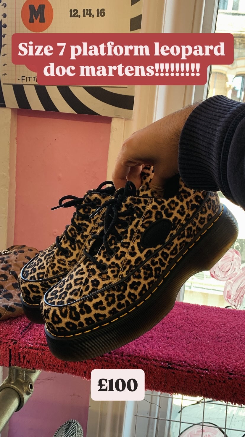 Leopard Doc Martens