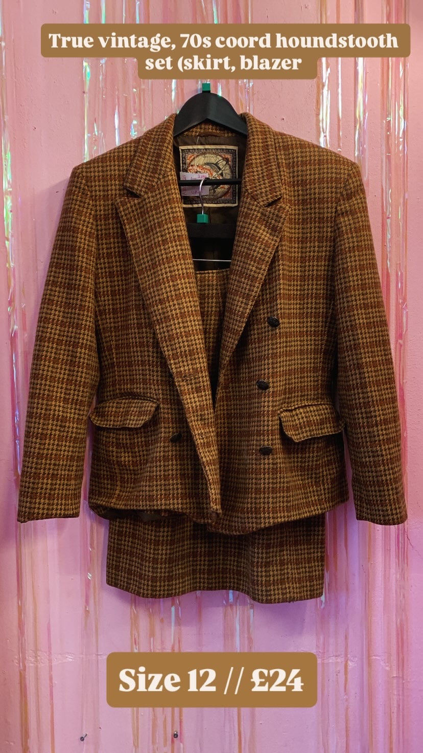 Houndstooth coord set