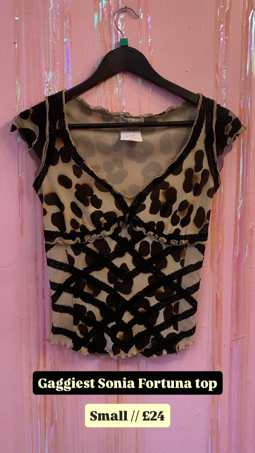 Sonia Fortuna Leopard Top