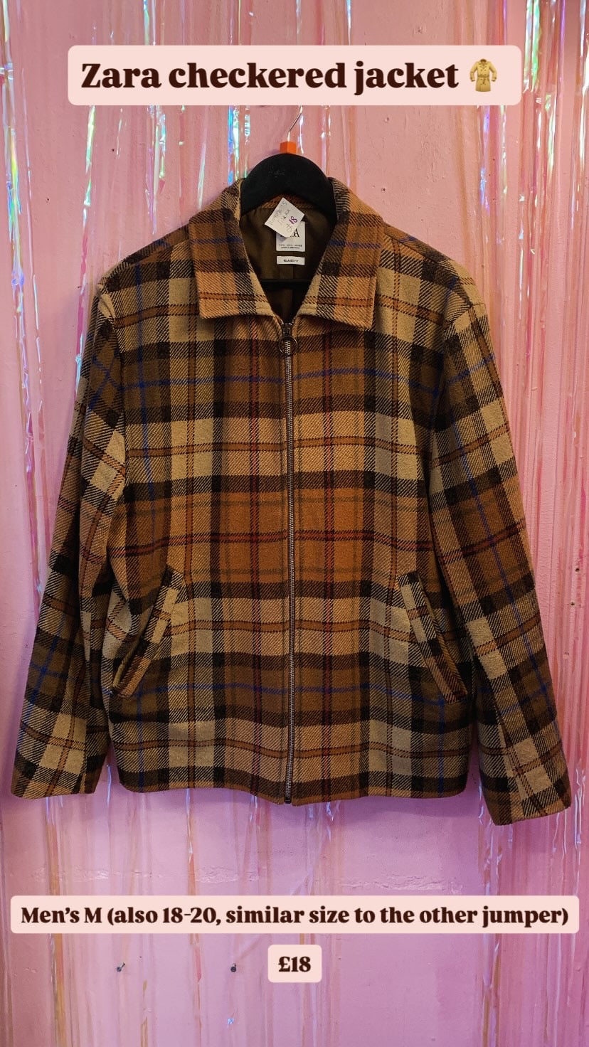 Zara Checkered Jacket
