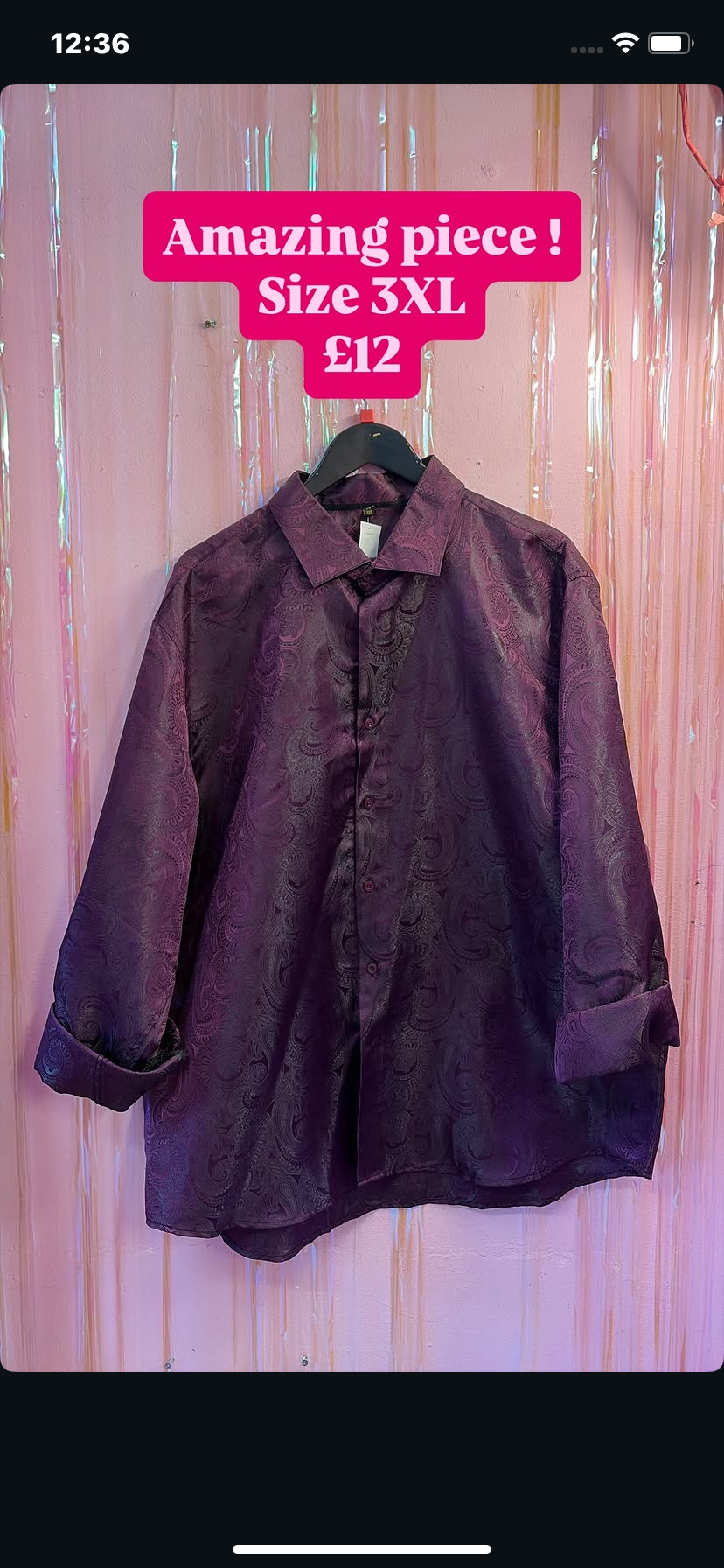 Purple shirt