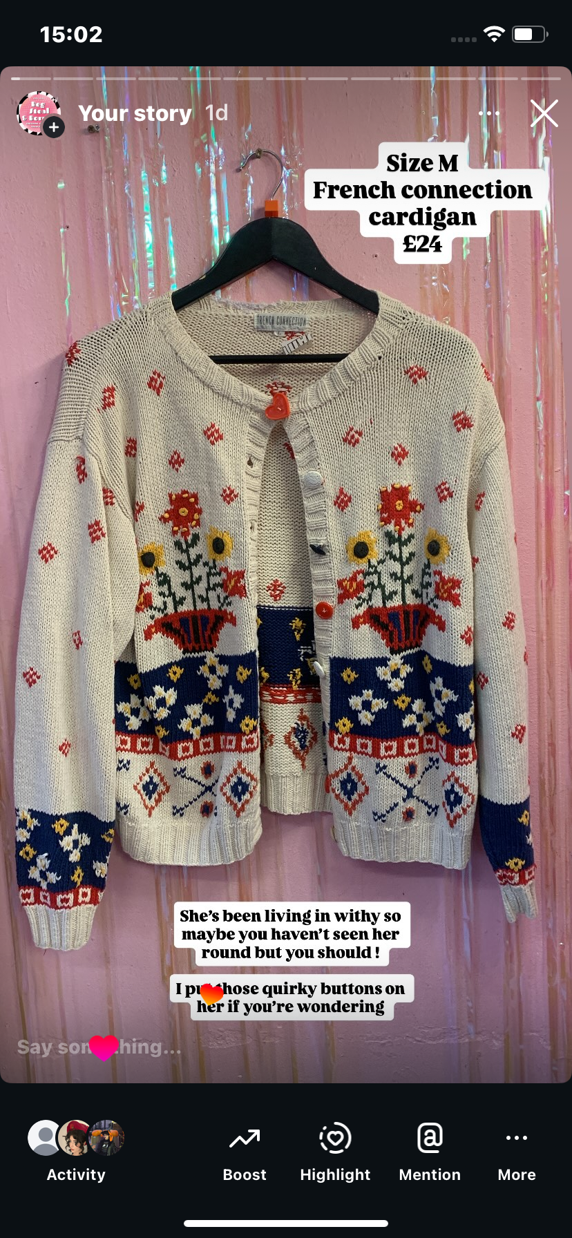 Knitted Cardi