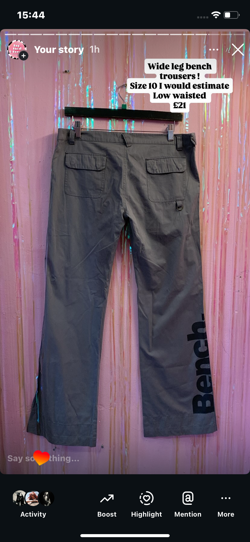 Bench trousers