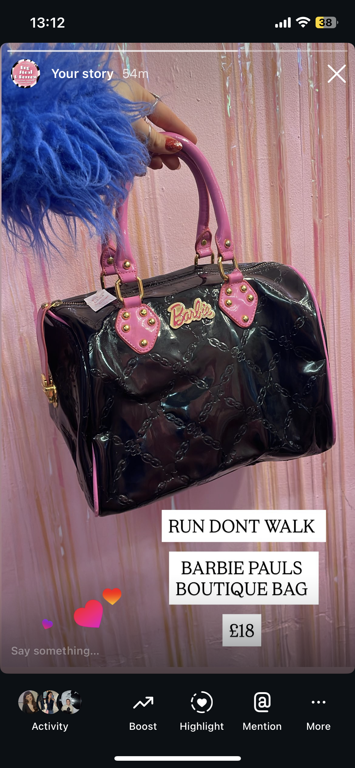 Barbie bag