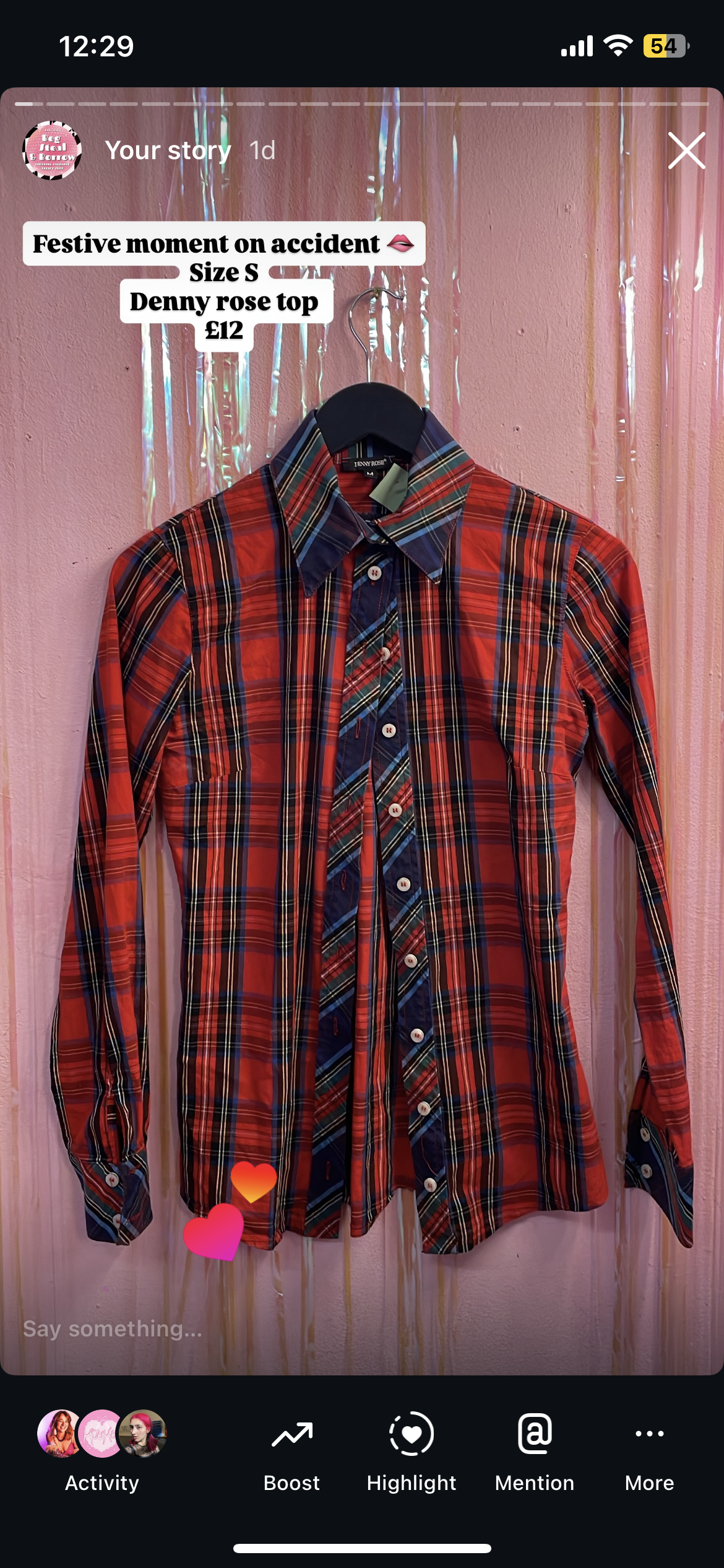 Denny rose top