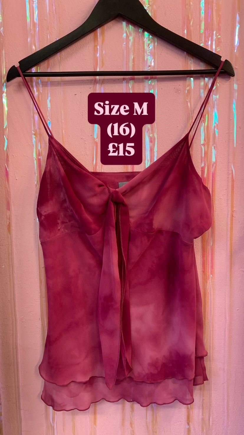 Jigsaw tie front top