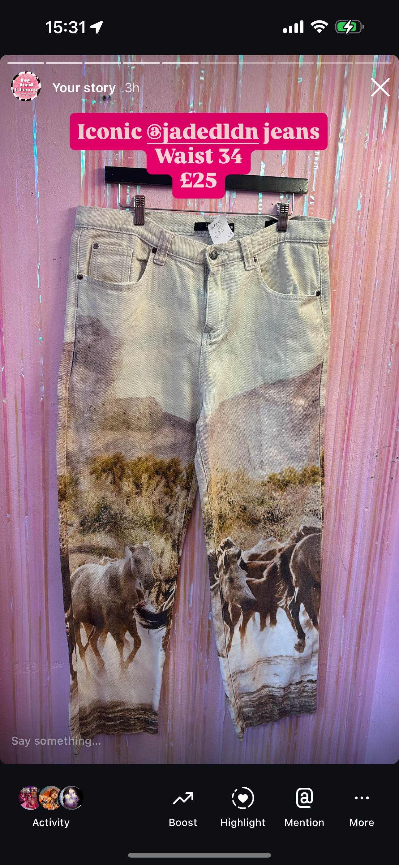 Jades horse trousers