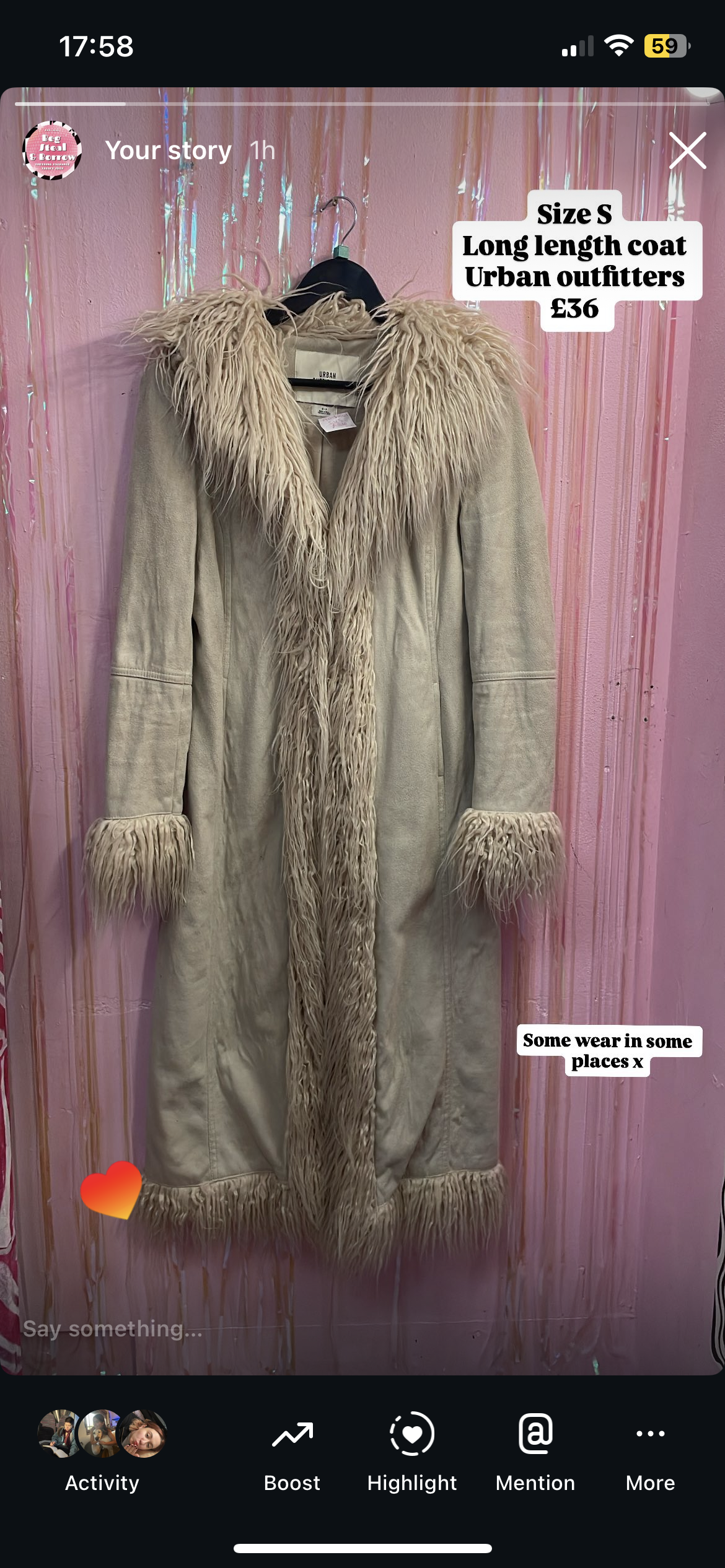 Afghan coat