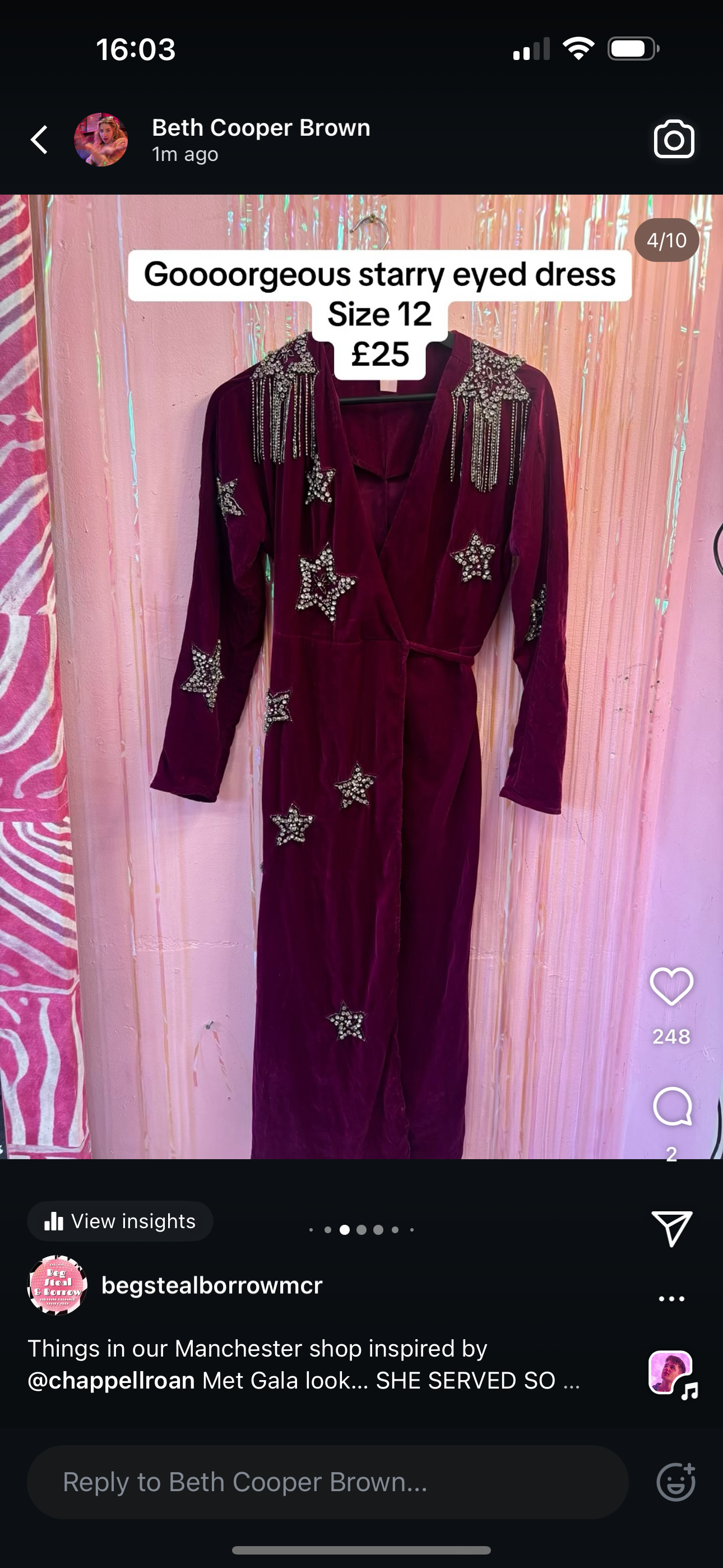 Star dress