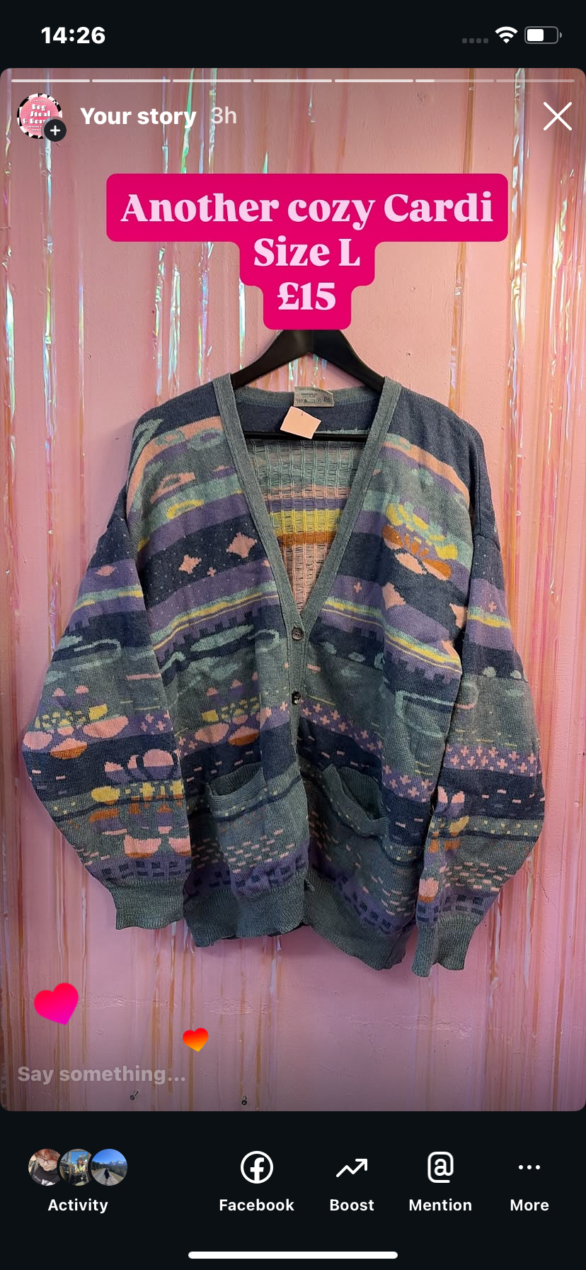 Funky cardigan