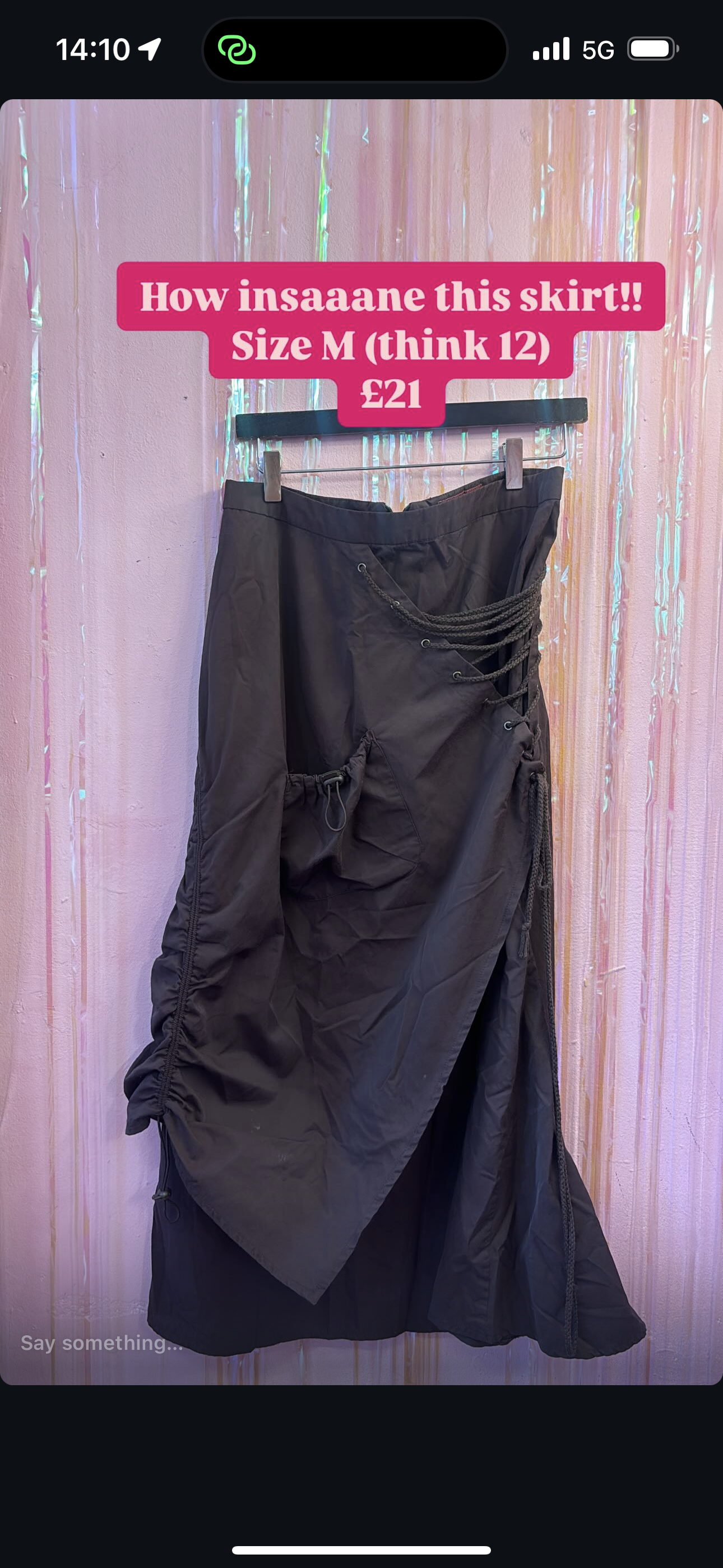 Brown skirt