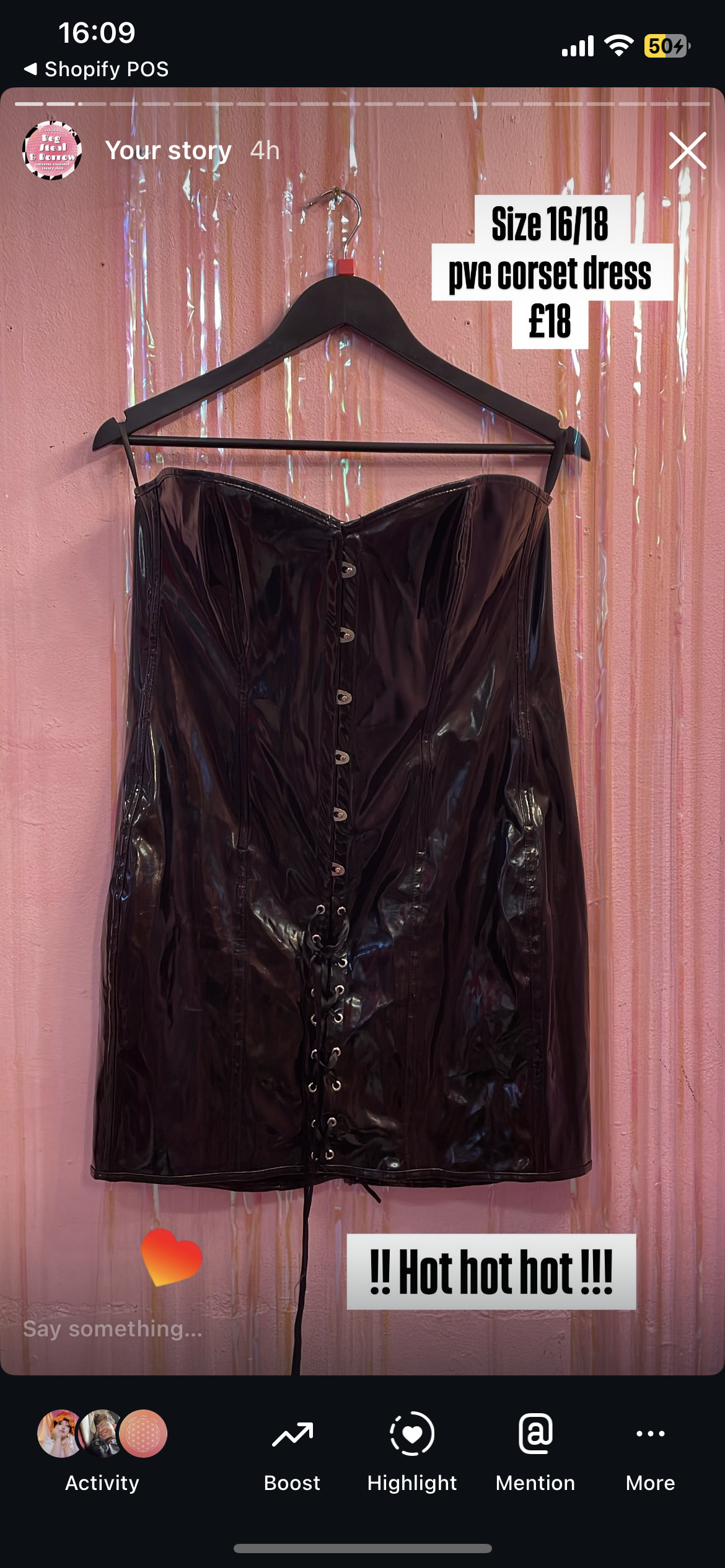 Phantom paradise lil black dress