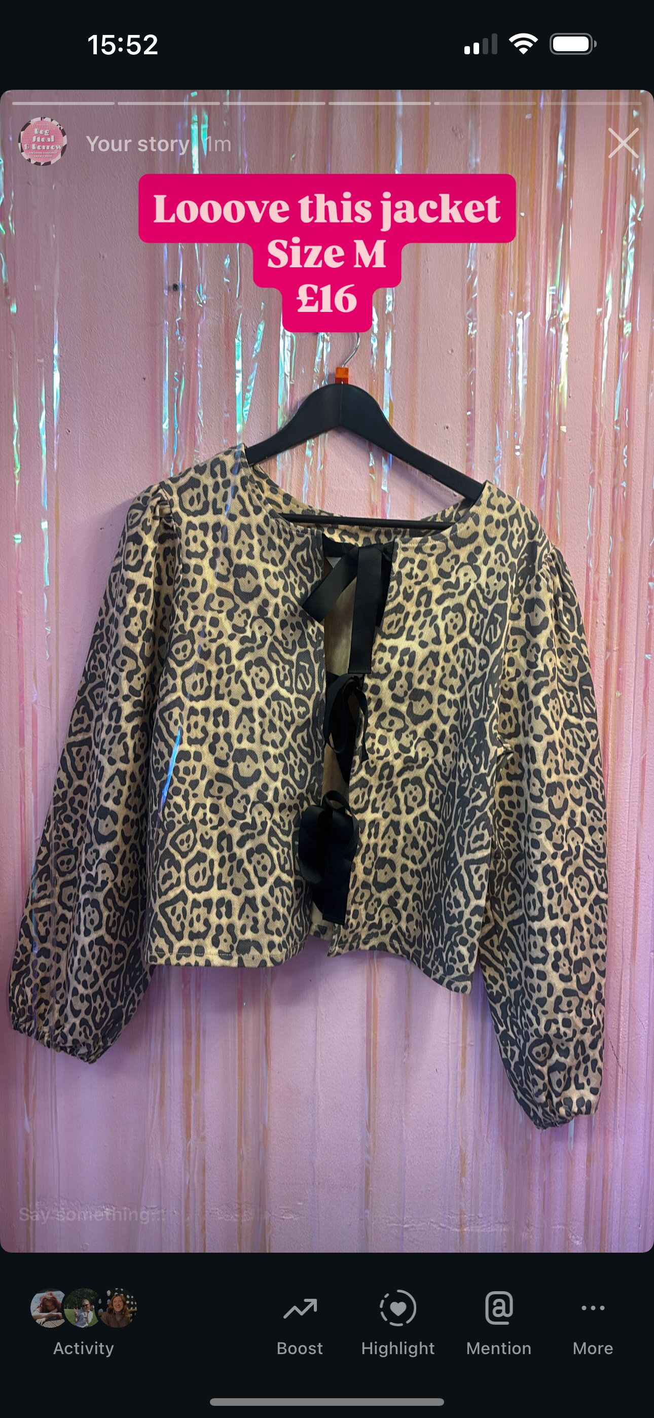 Leopard coat