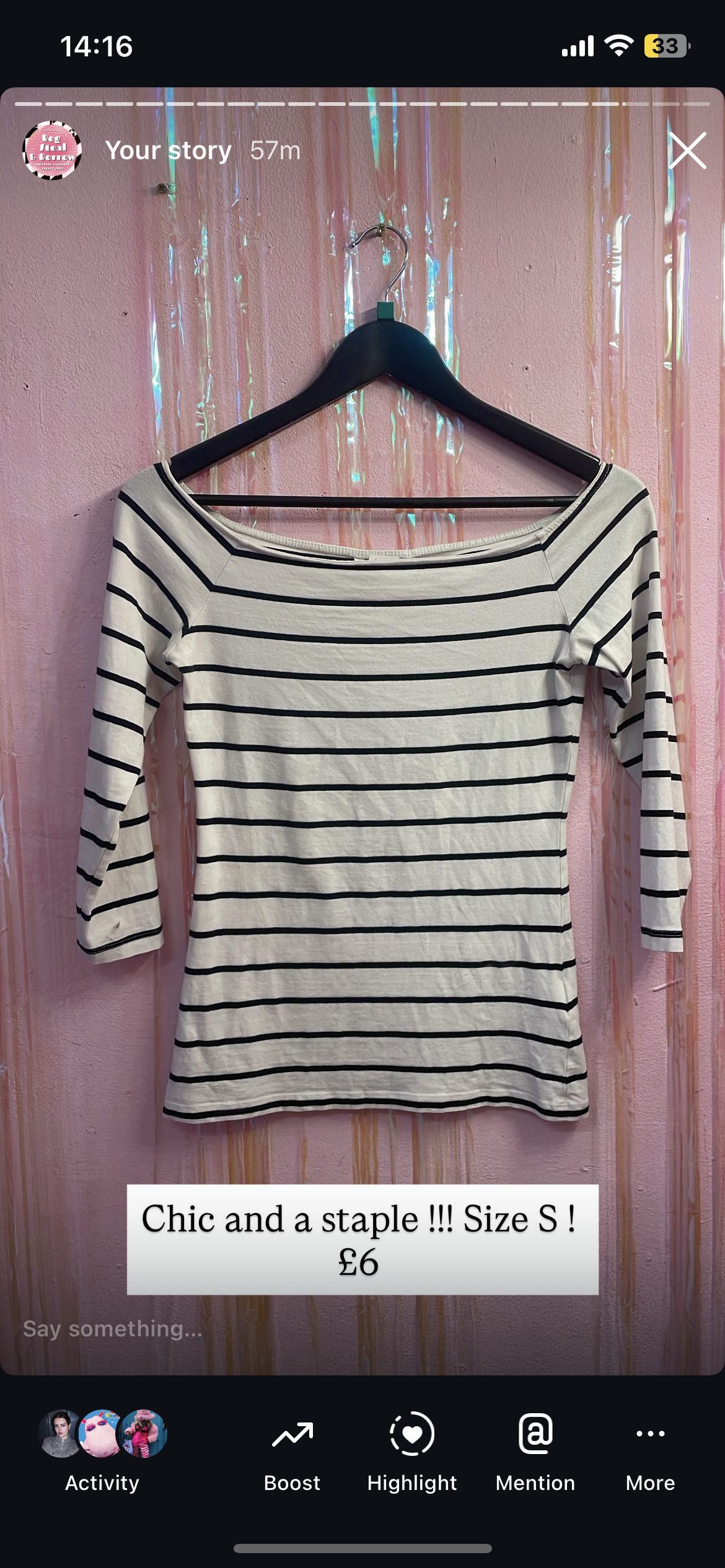 Striped top