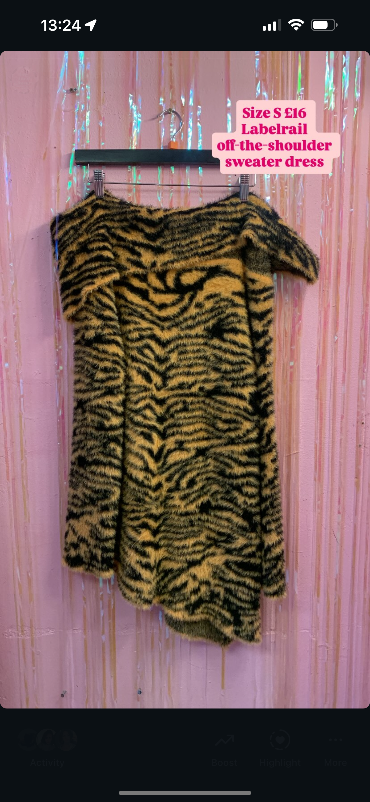 Label rail dress