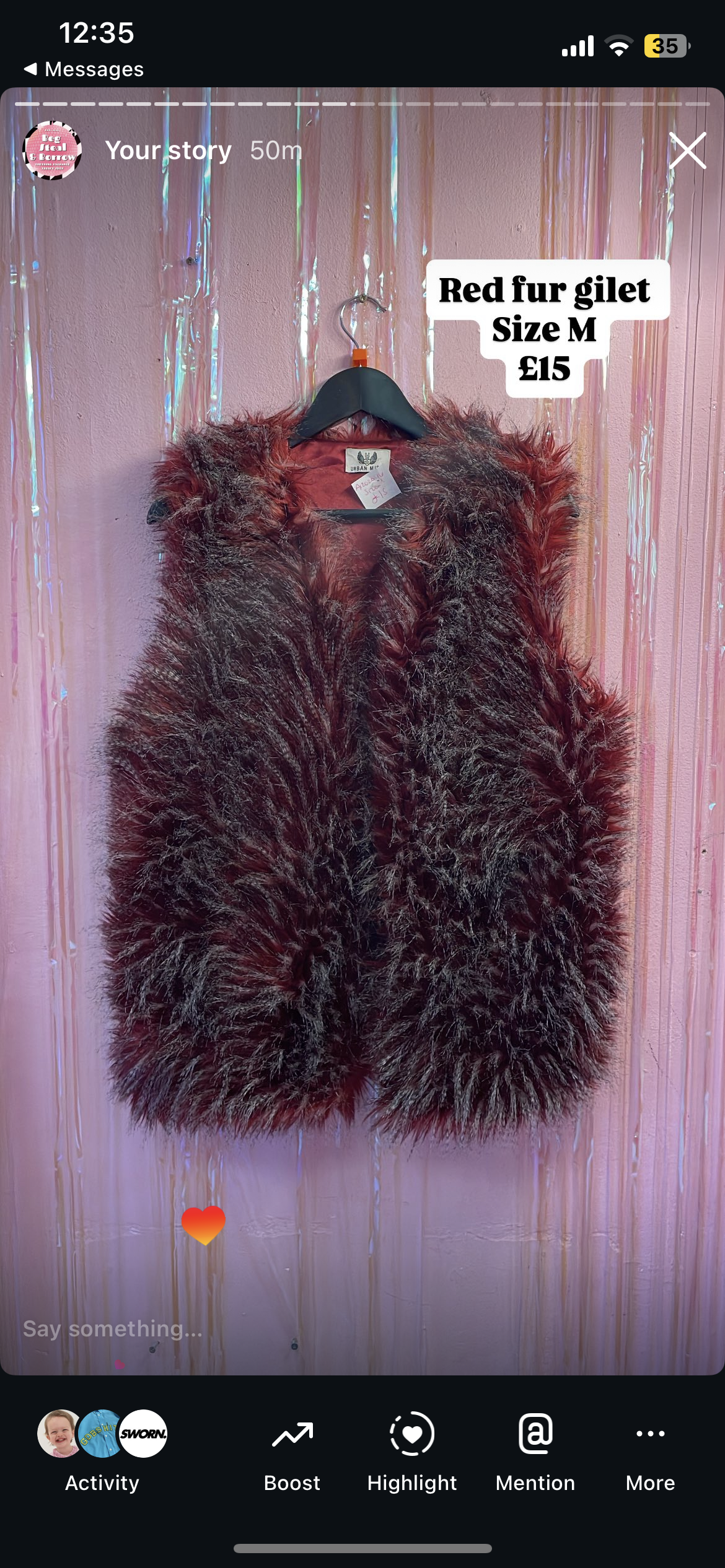 Fur gilet
