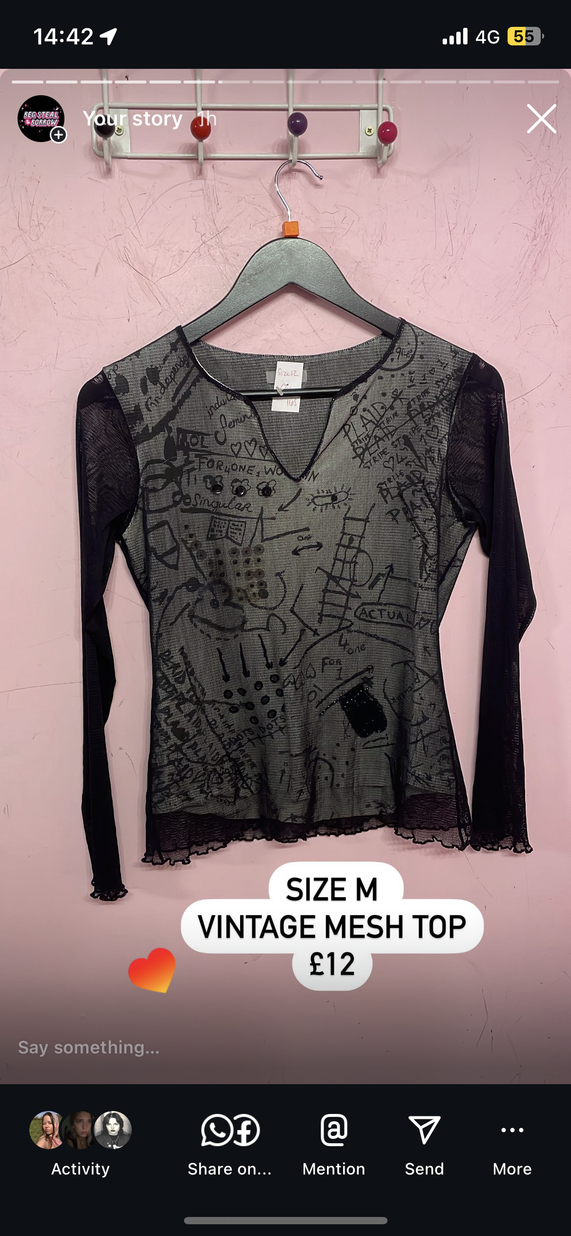Mesh top
