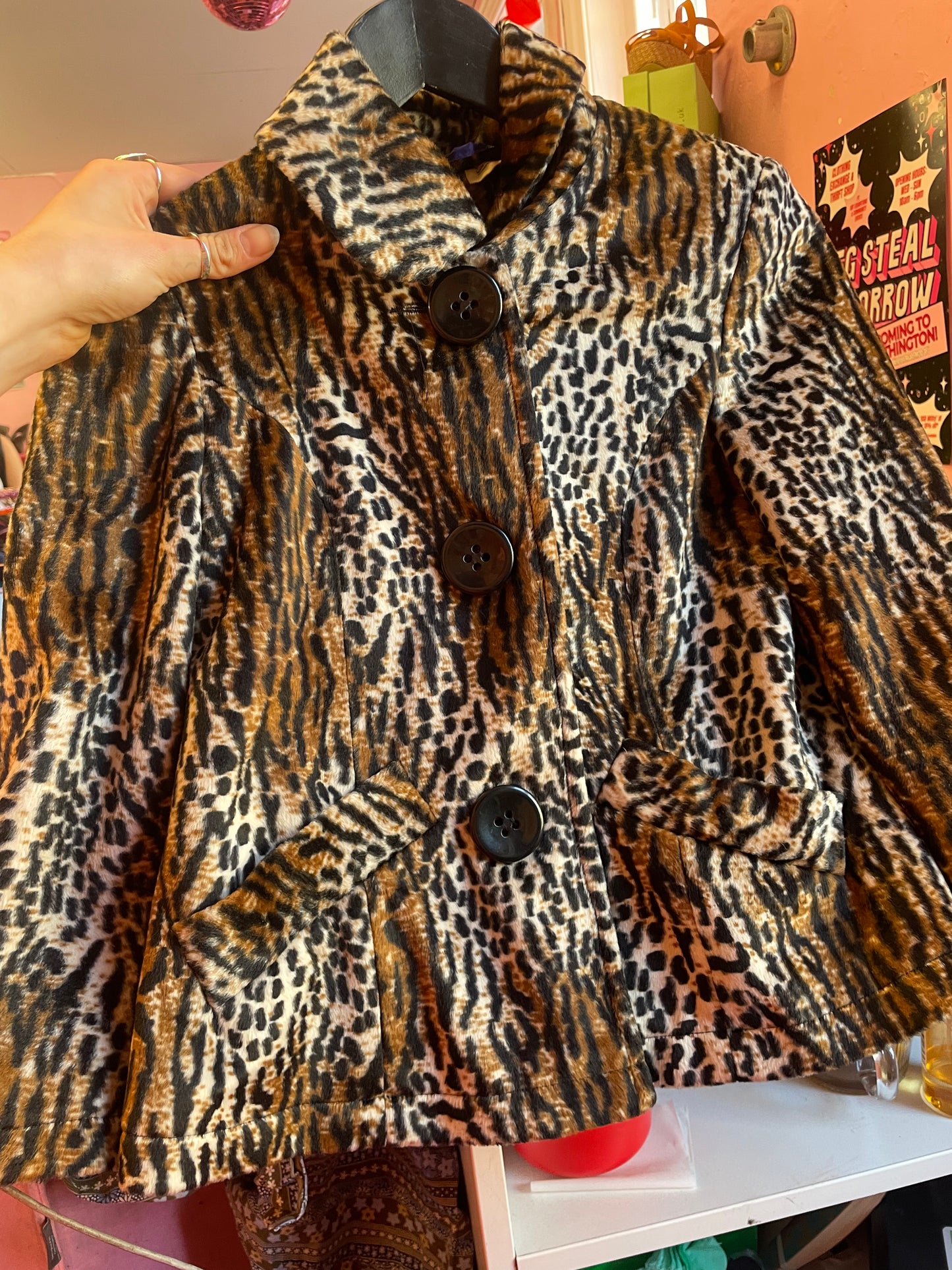 Leopard print jacket