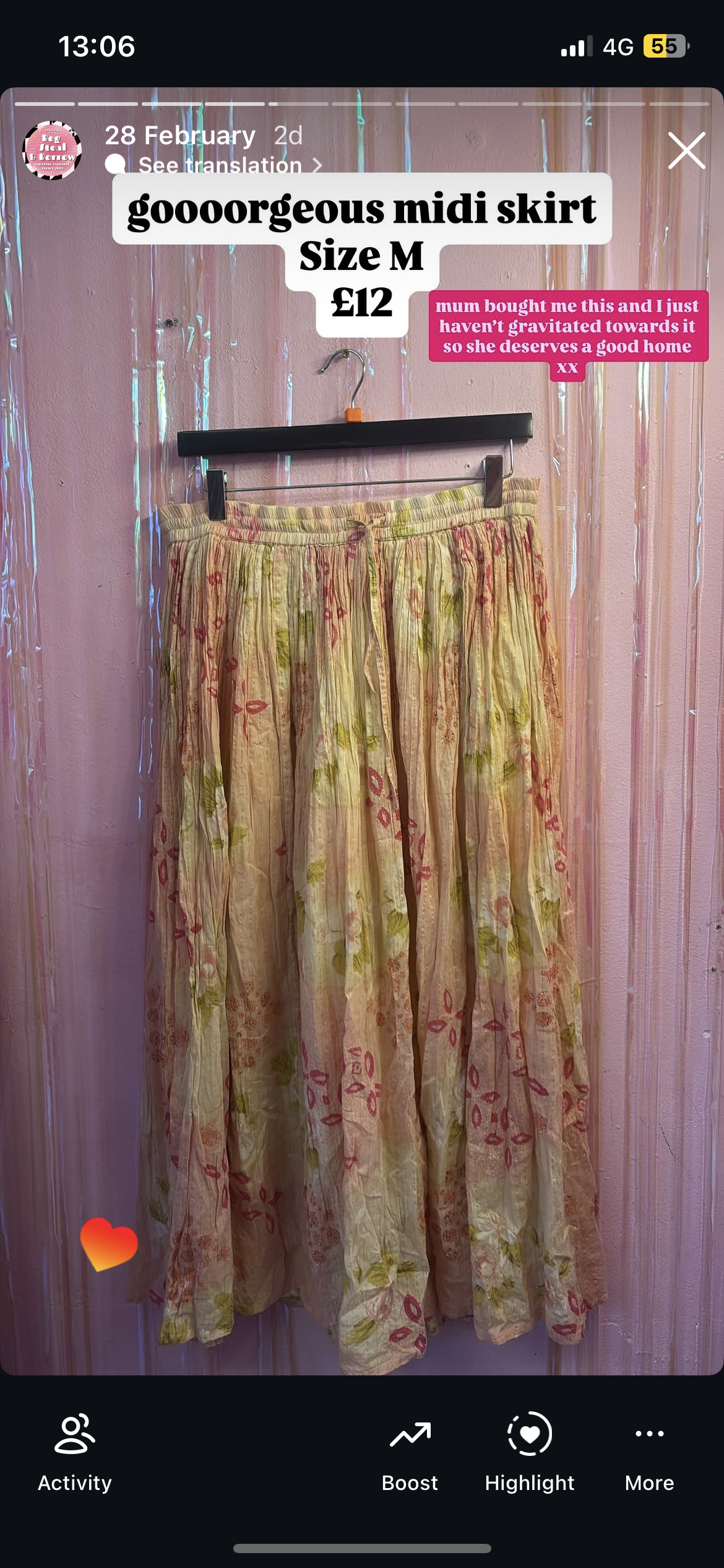 SUMMWR skirt