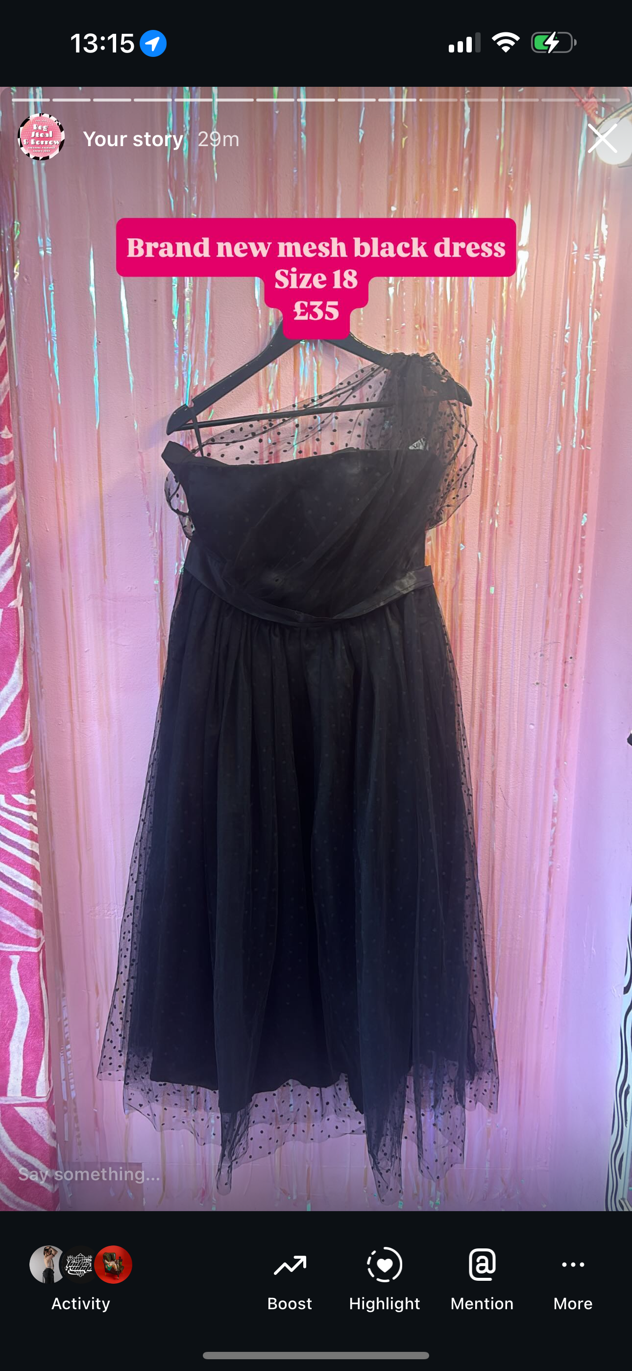 Mesh dress