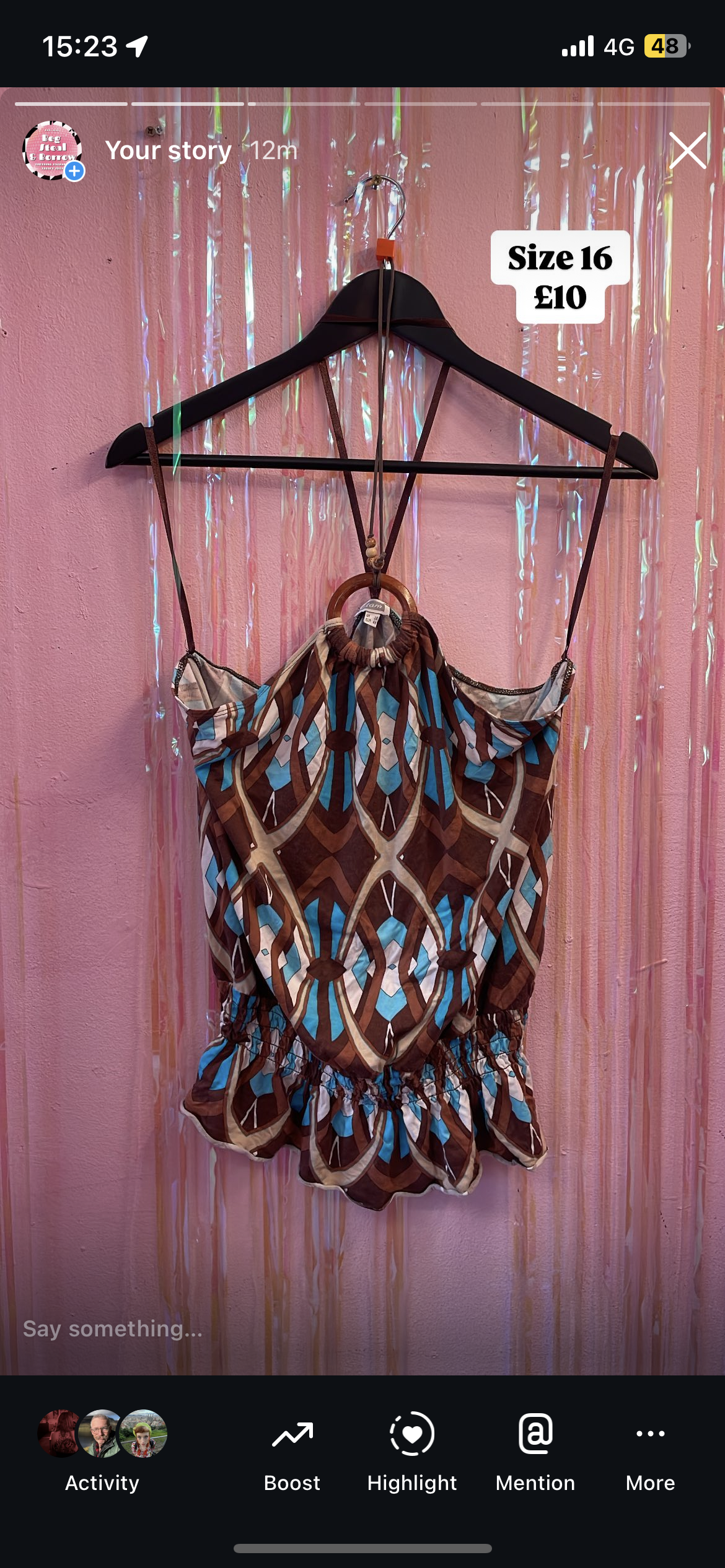 Halter top
