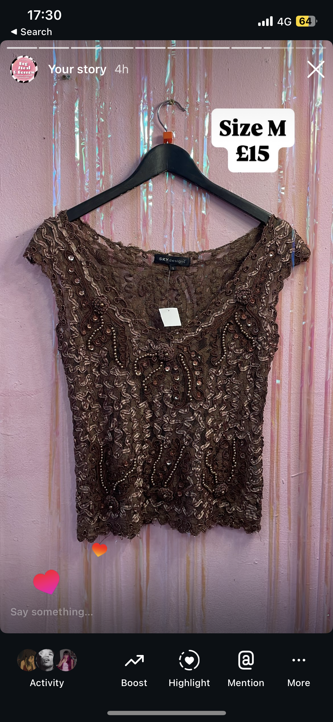Pretty itty top