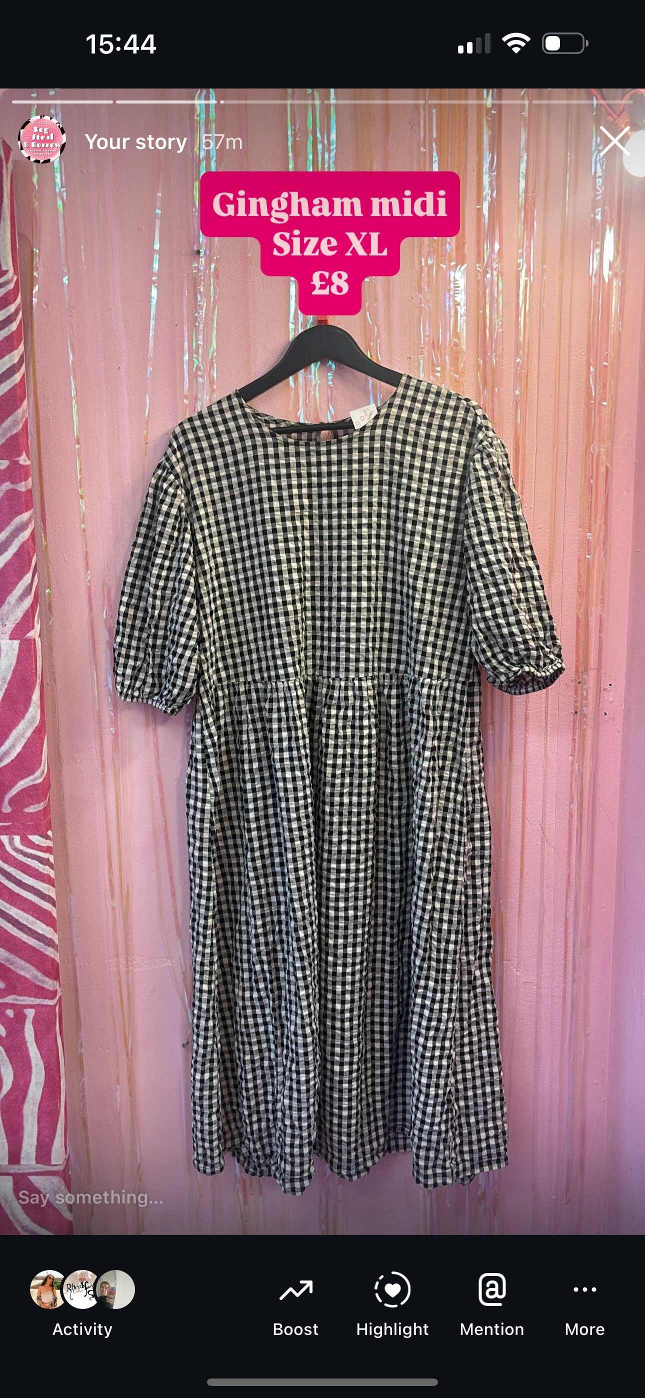 Gingham dress