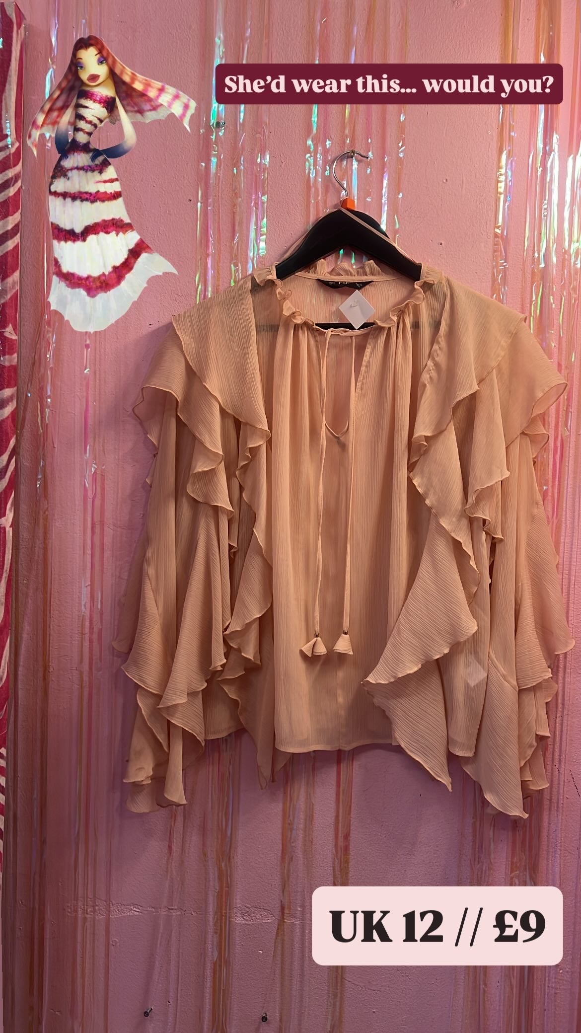 Gorgeous Peach Blouse