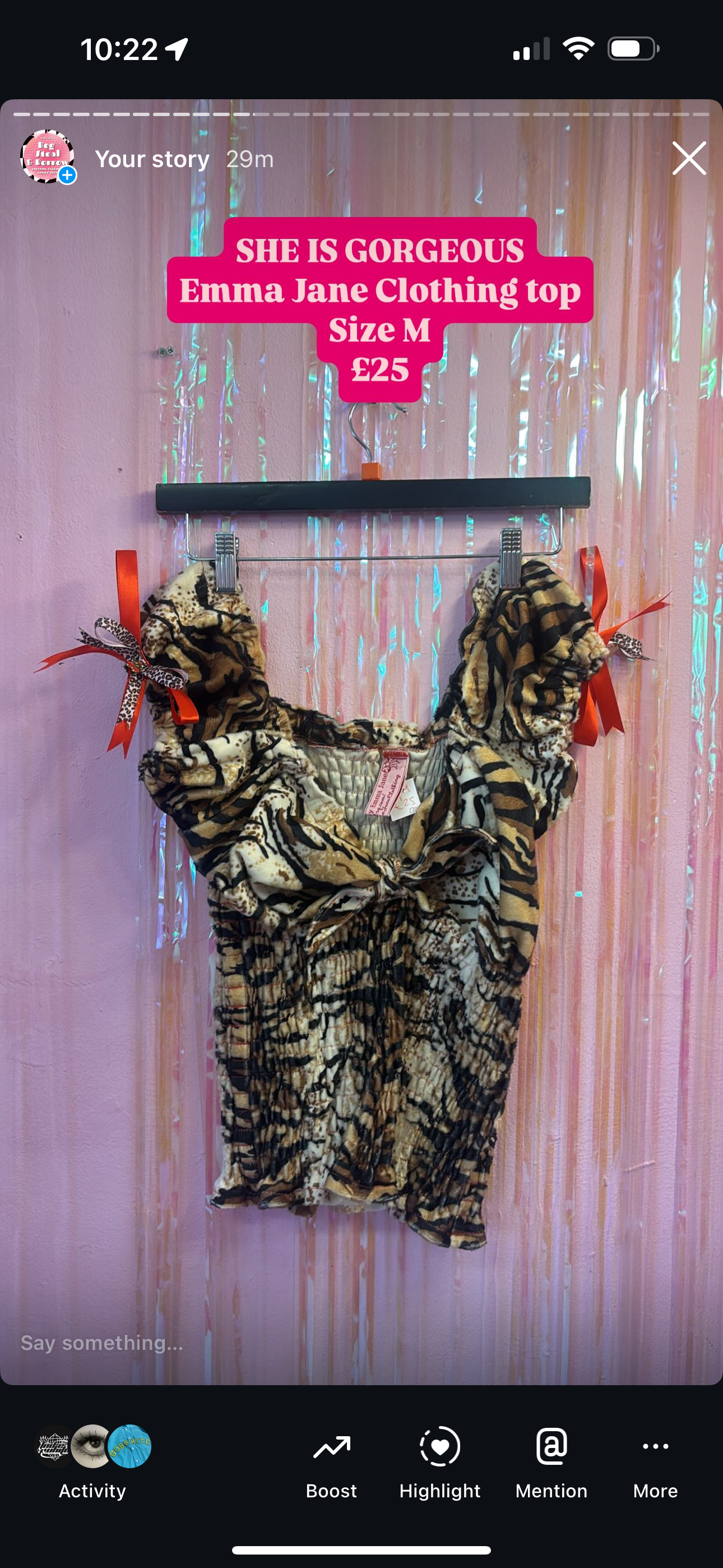 Leopard top