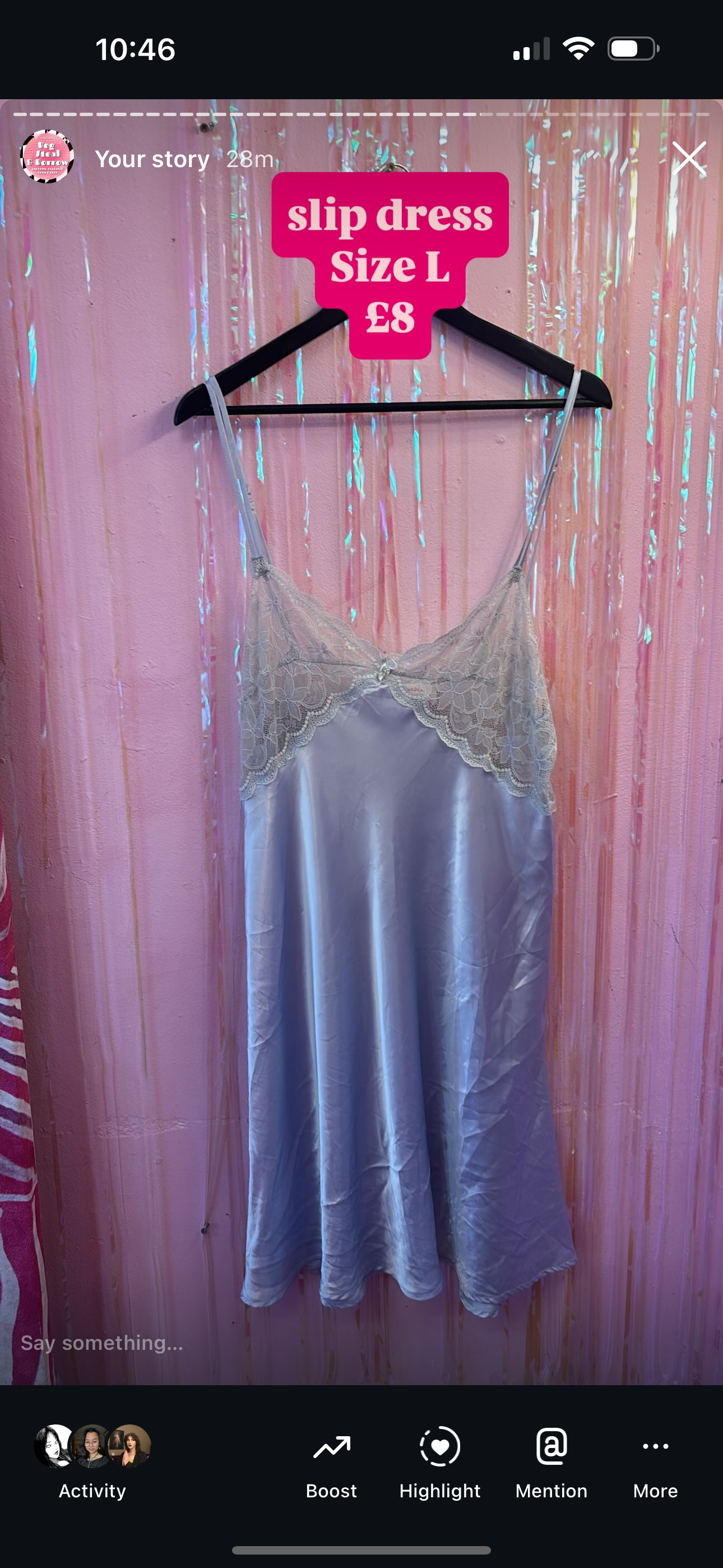 Slip dress