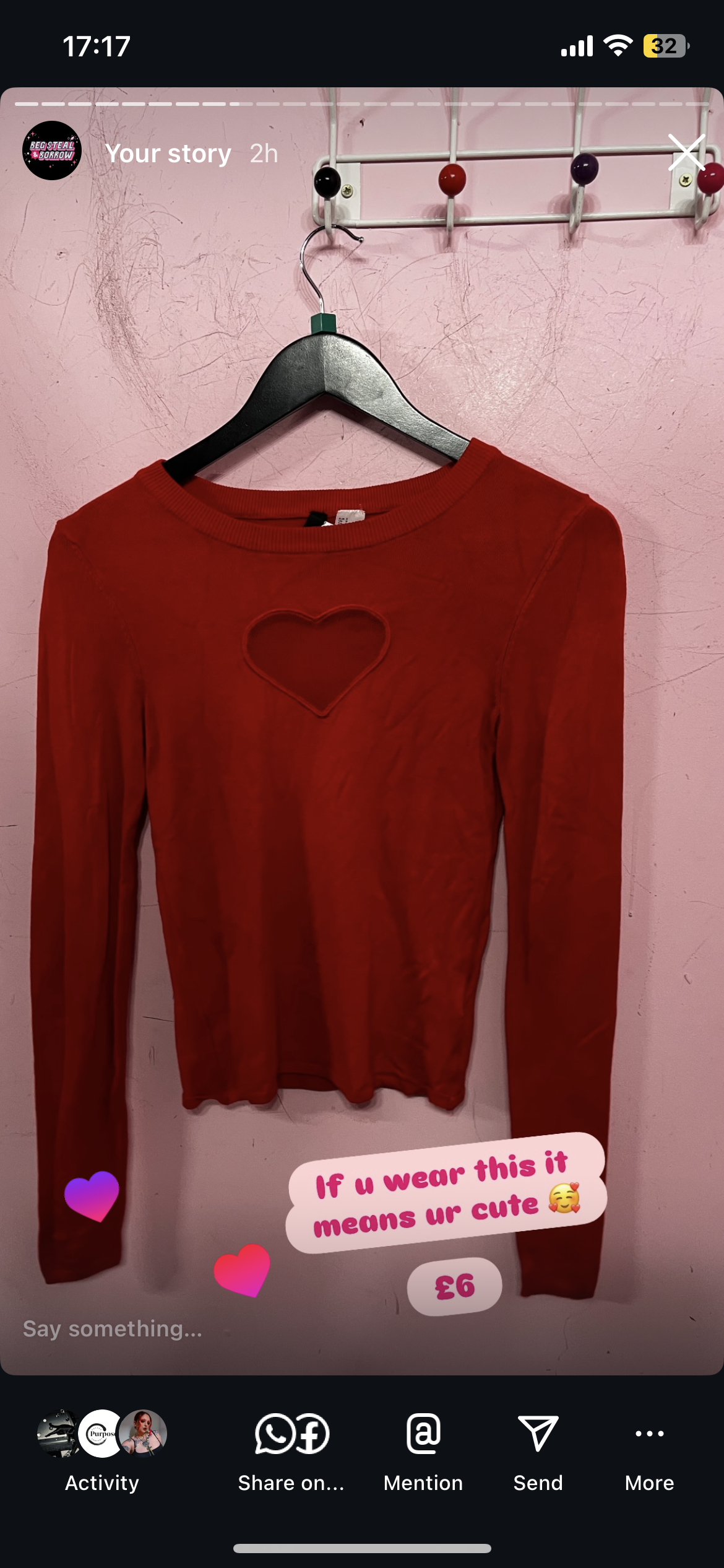 Heart top
