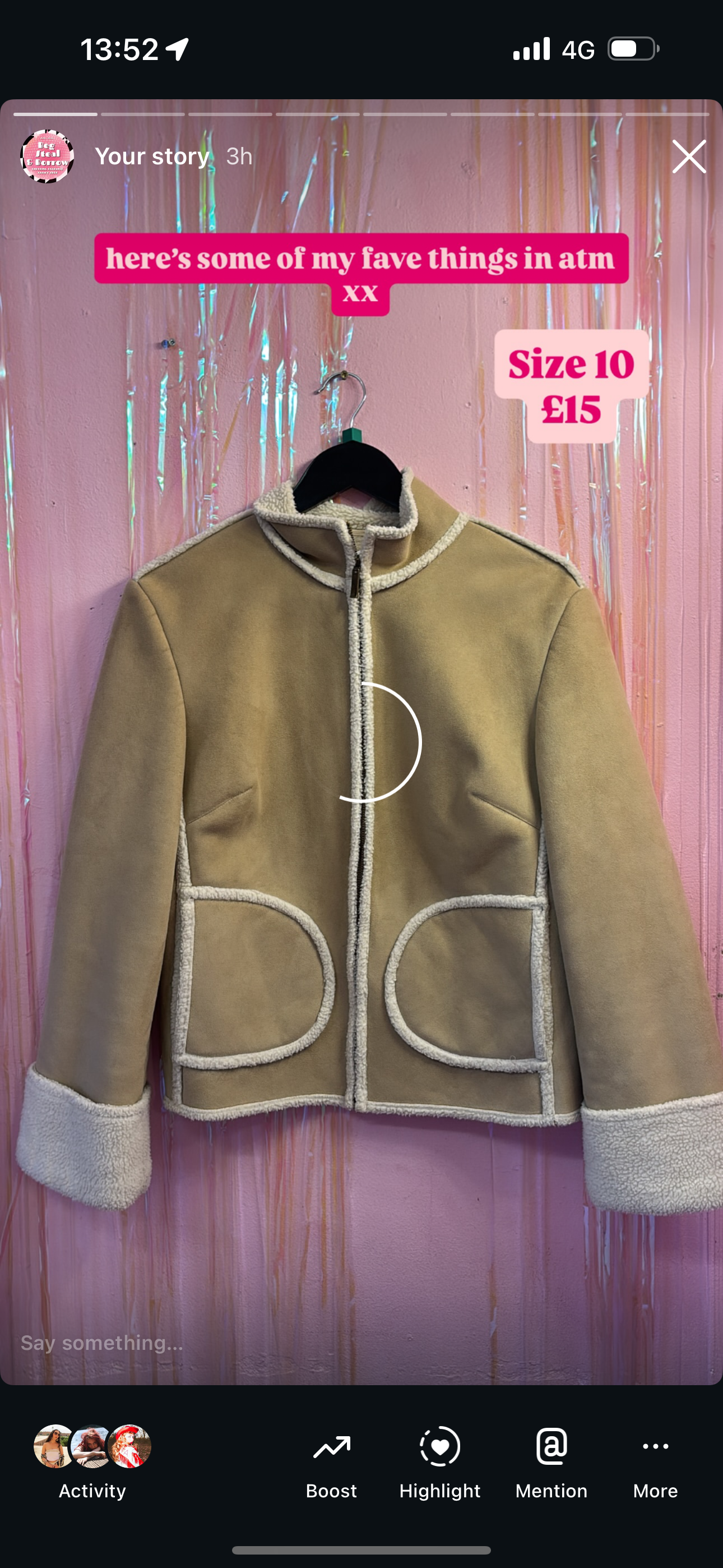Beige coat