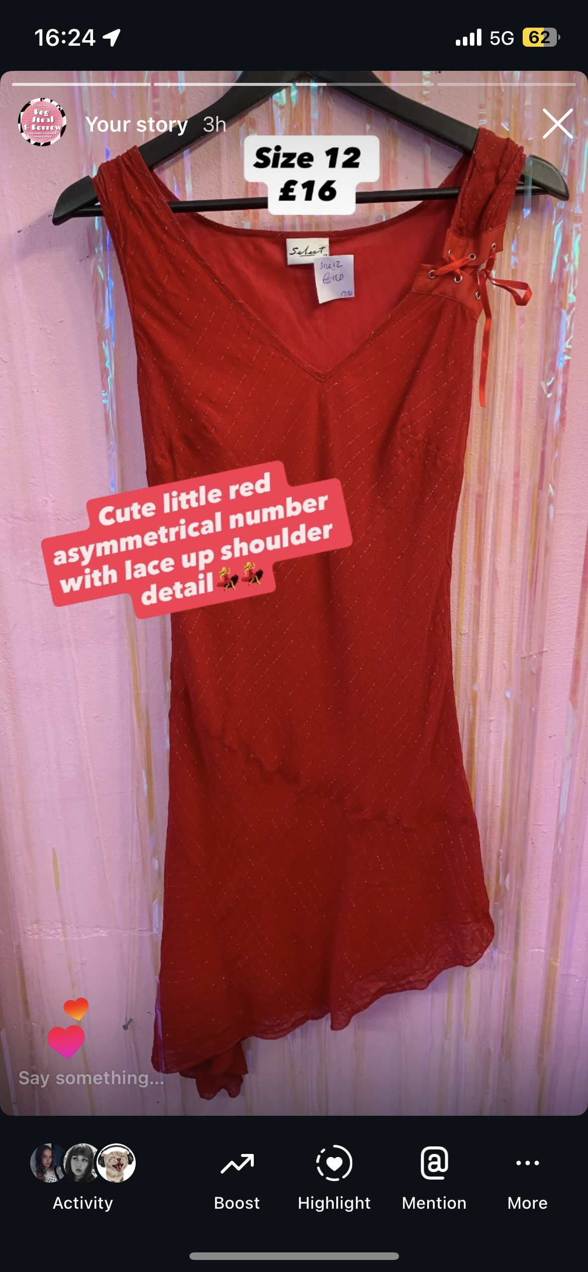 Red dress