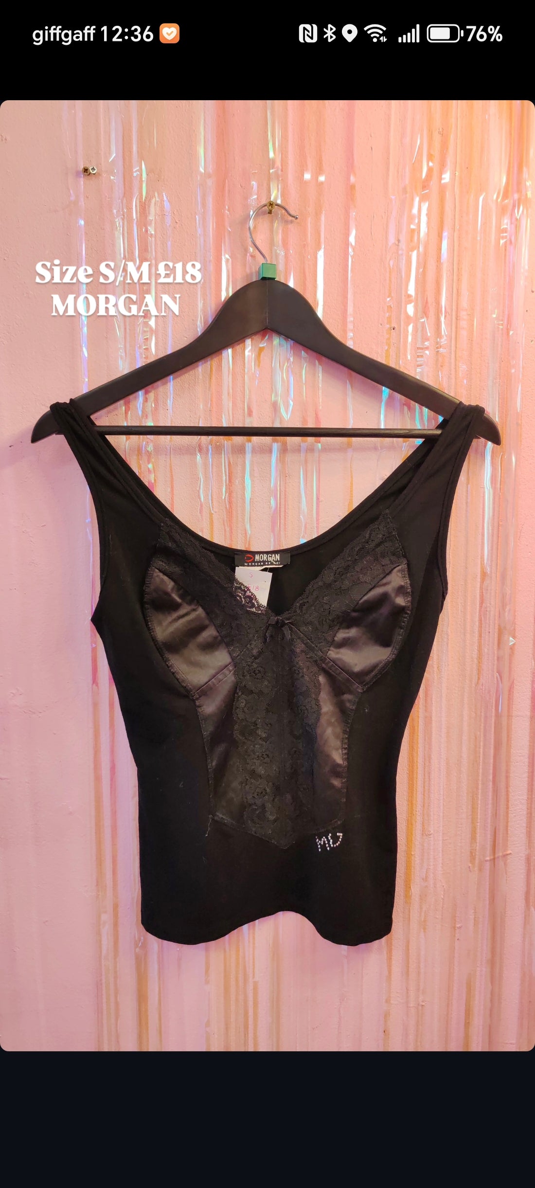 MORGAN Corset top