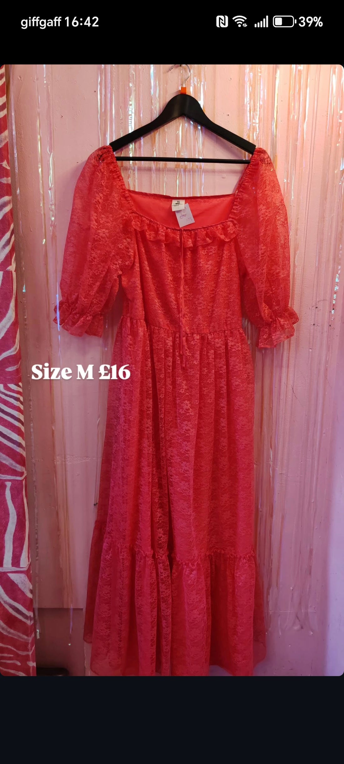 Pink Lace dress